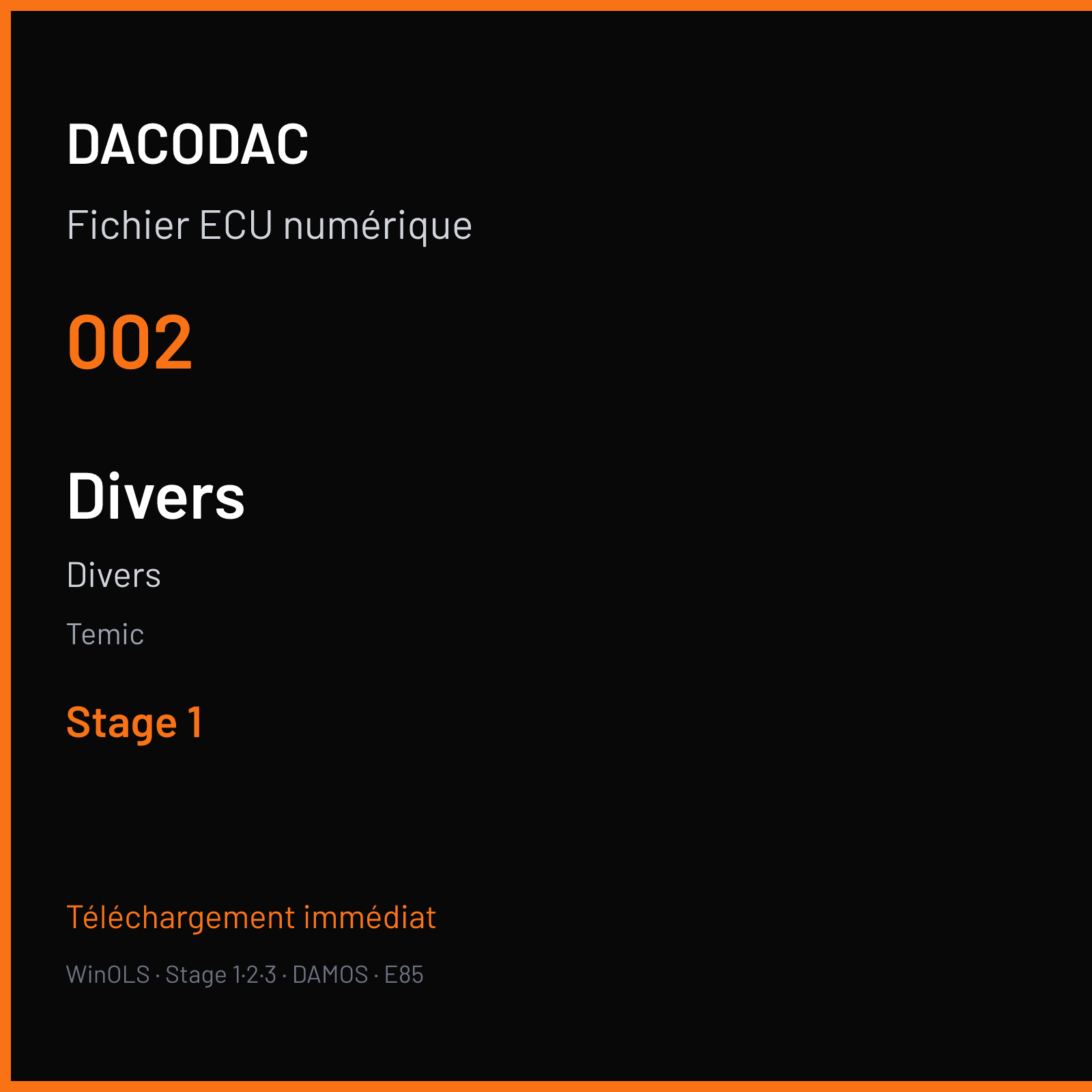 Divers (1998) — Temic — 002 — Stage 1