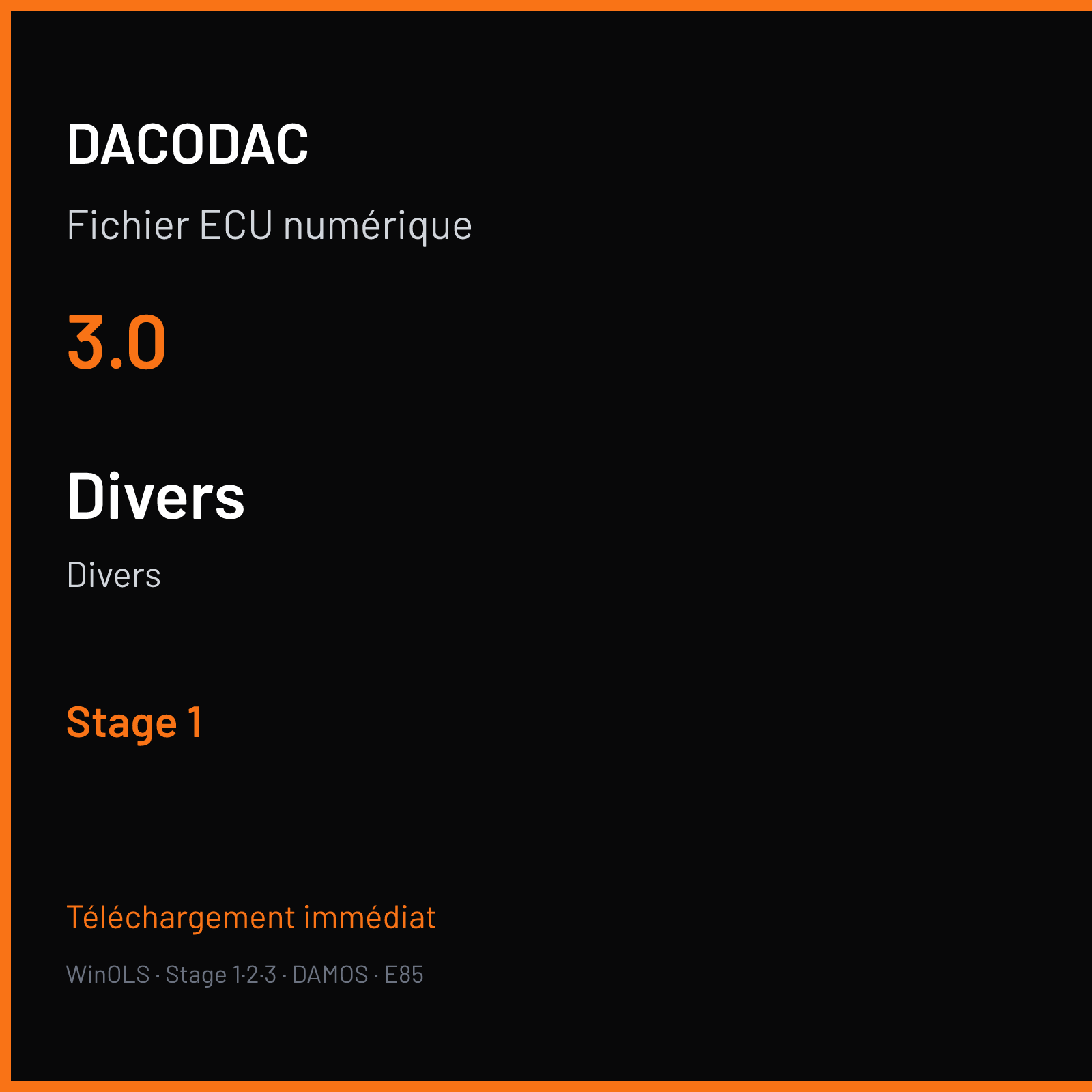 Divers (2011) — 3.0 — Stage 1