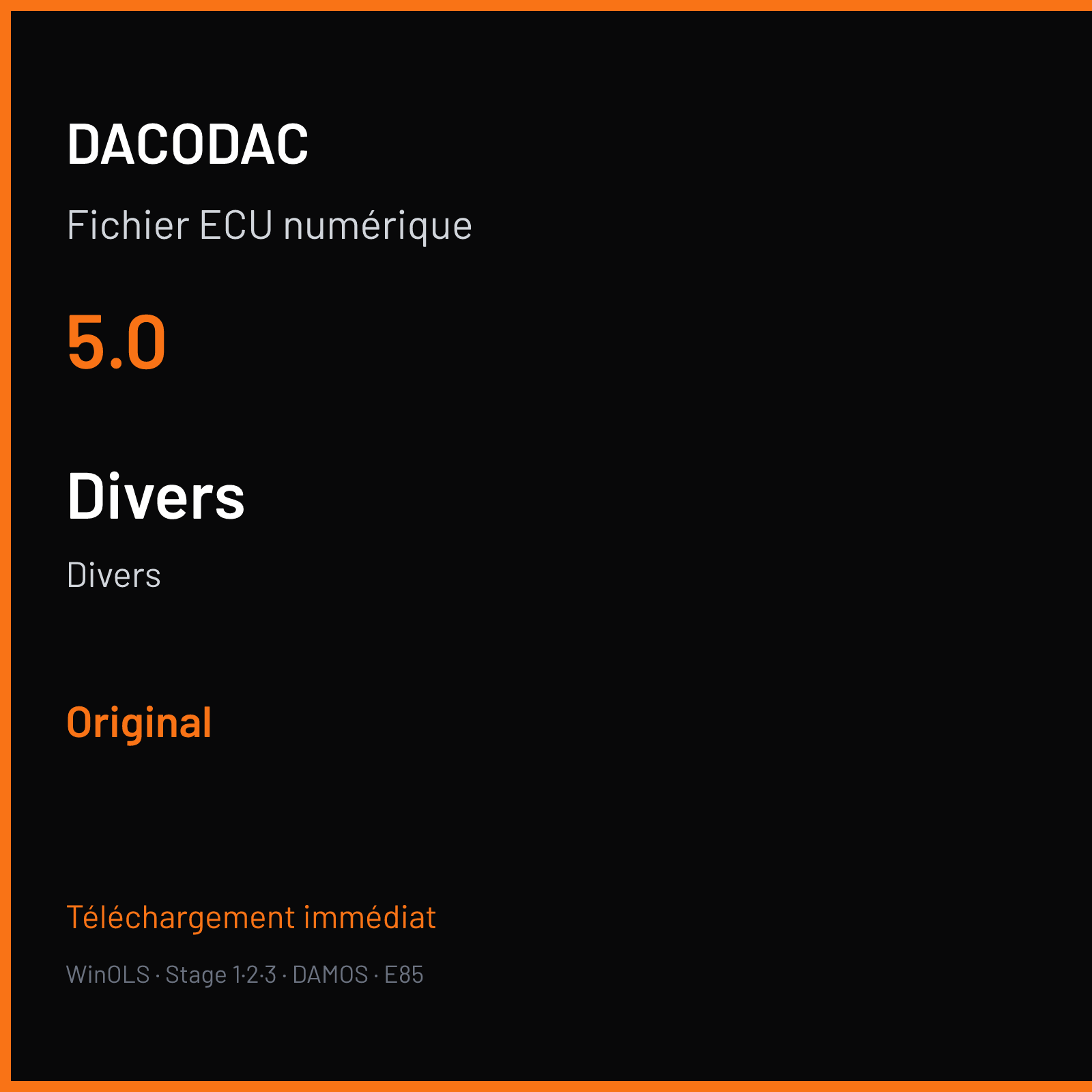 Divers (2008) — 5.0 — Original