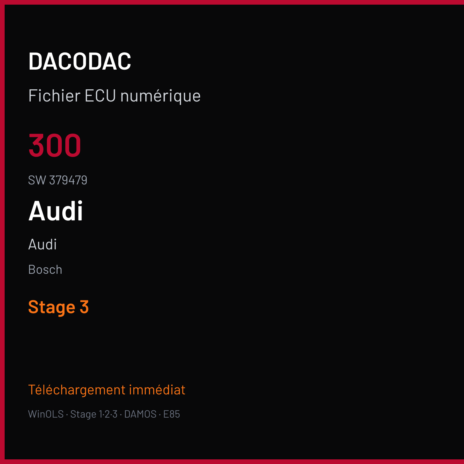 Audi — Bosch — 300 · 379479 — Stage 3