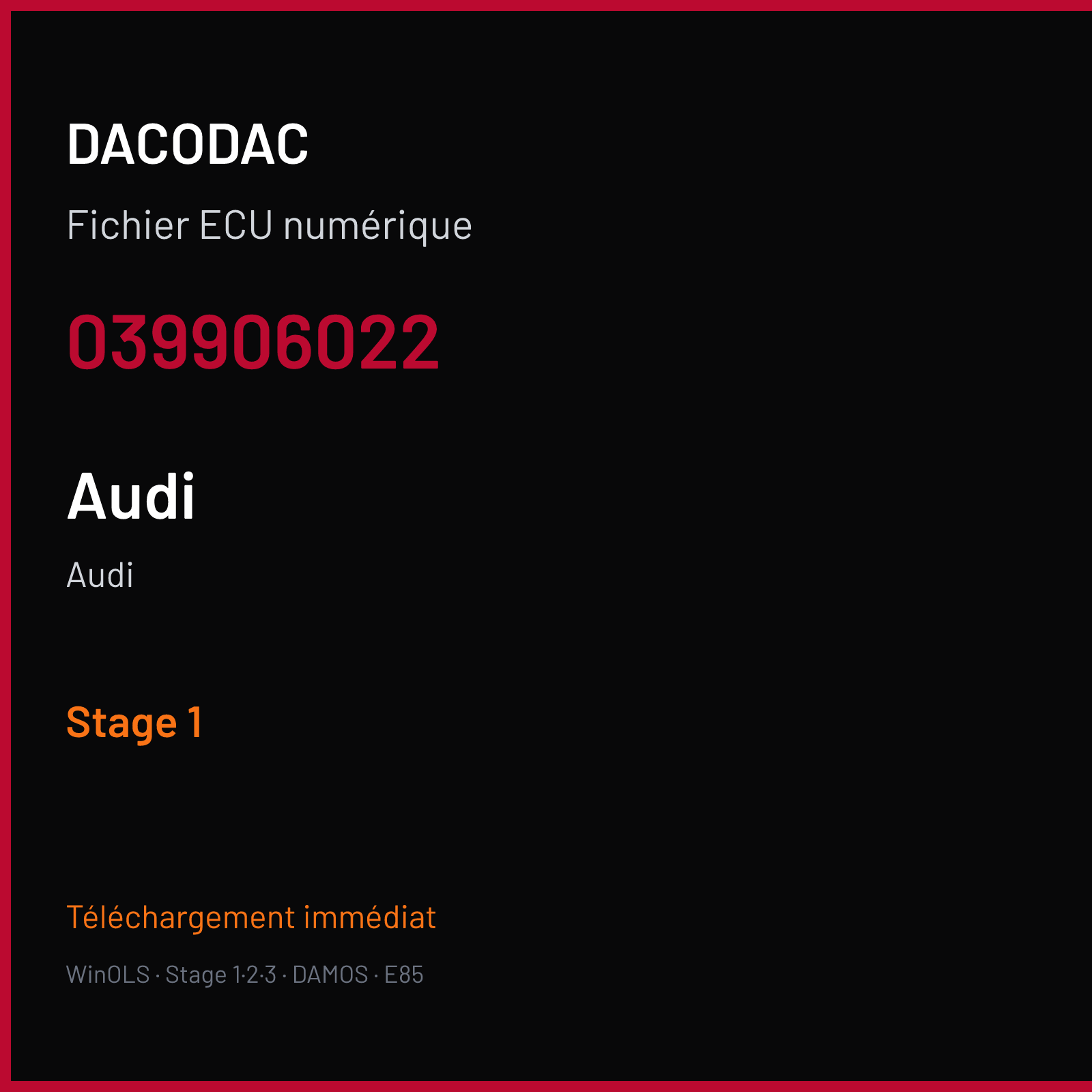 Audi — 039906022 — Stage 1