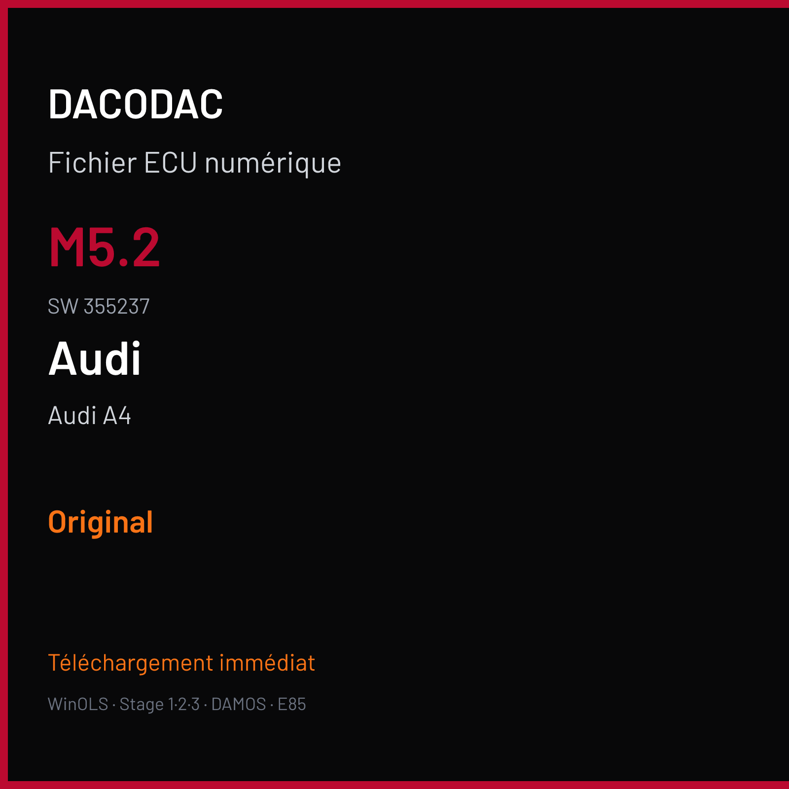 Audi A4 (1996) — M5.2 · 355237 — Original