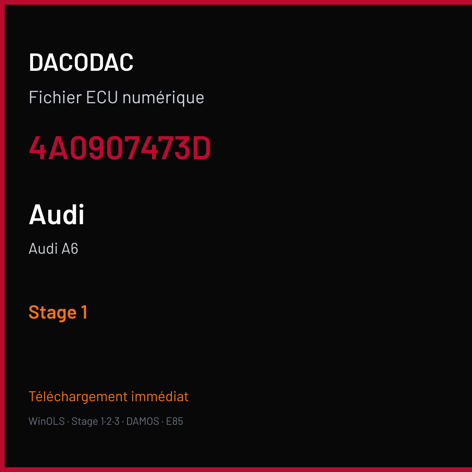 Audi A6 (1996) — 4A0907473D — Stage 1