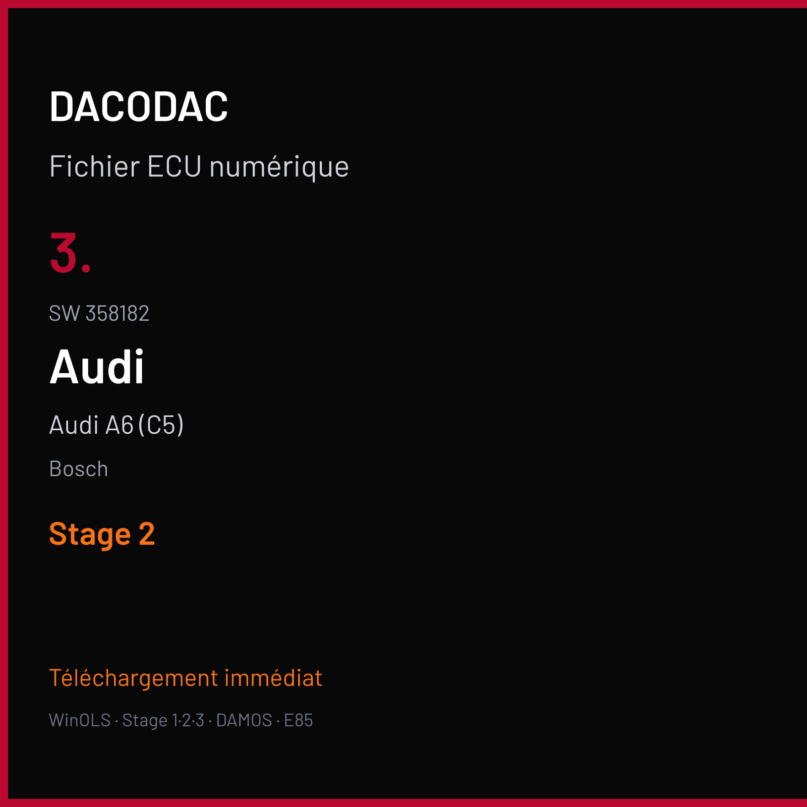 Audi A6 (C5) (1998) — Bosch — 3. · 358182 — Stage 2