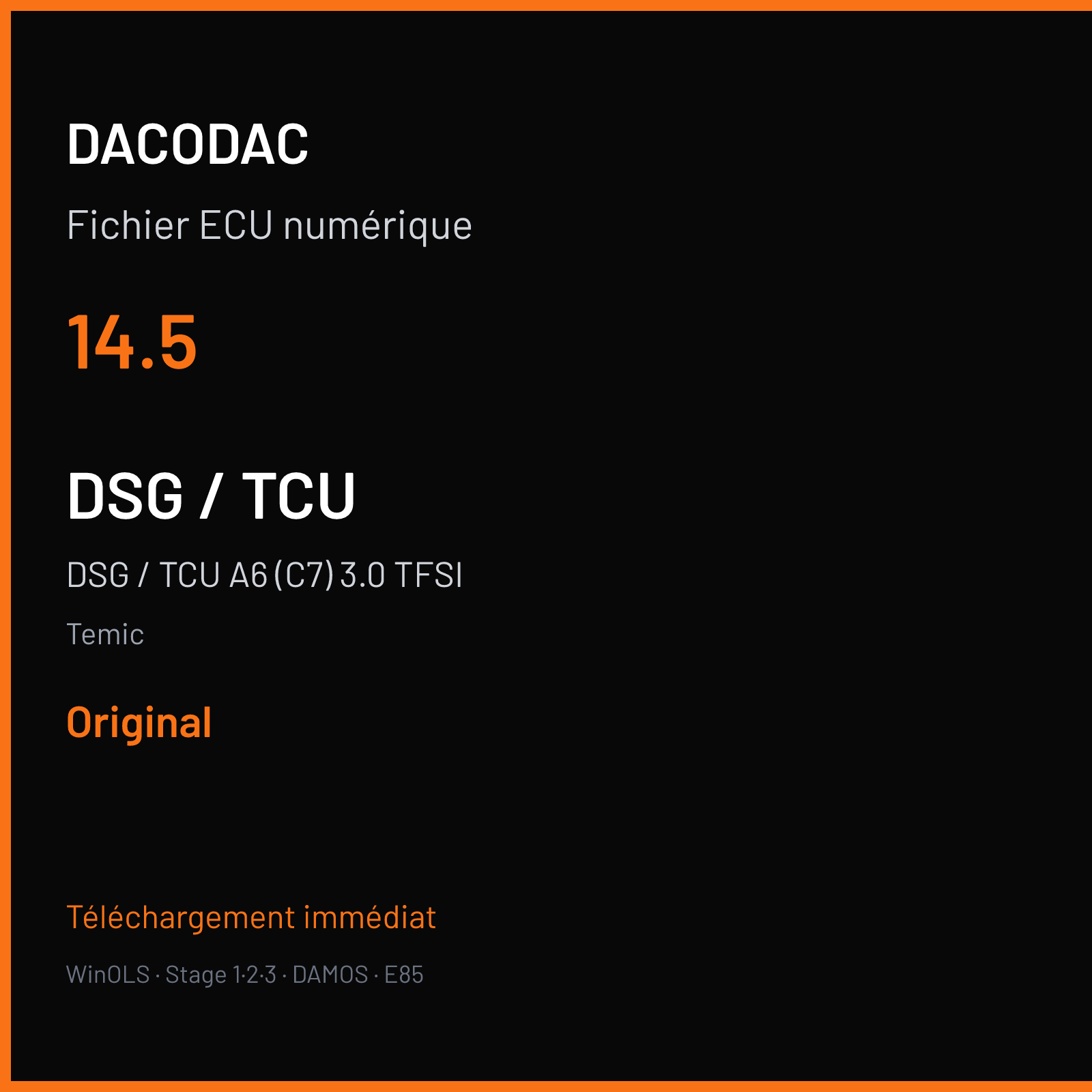 DSG / TCU A6 (C7) 3.0 TFSI (2011) — Temic — 14.5 — Original