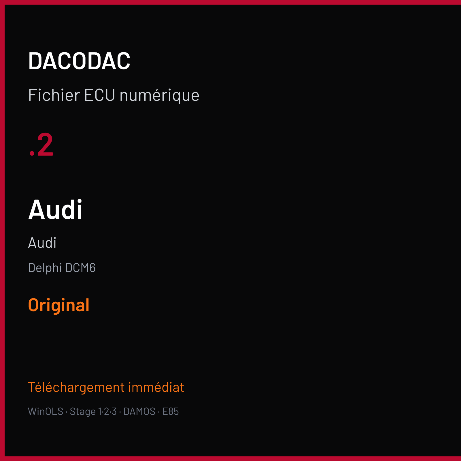 Audi — Delphi DCM6 — .2 — Original