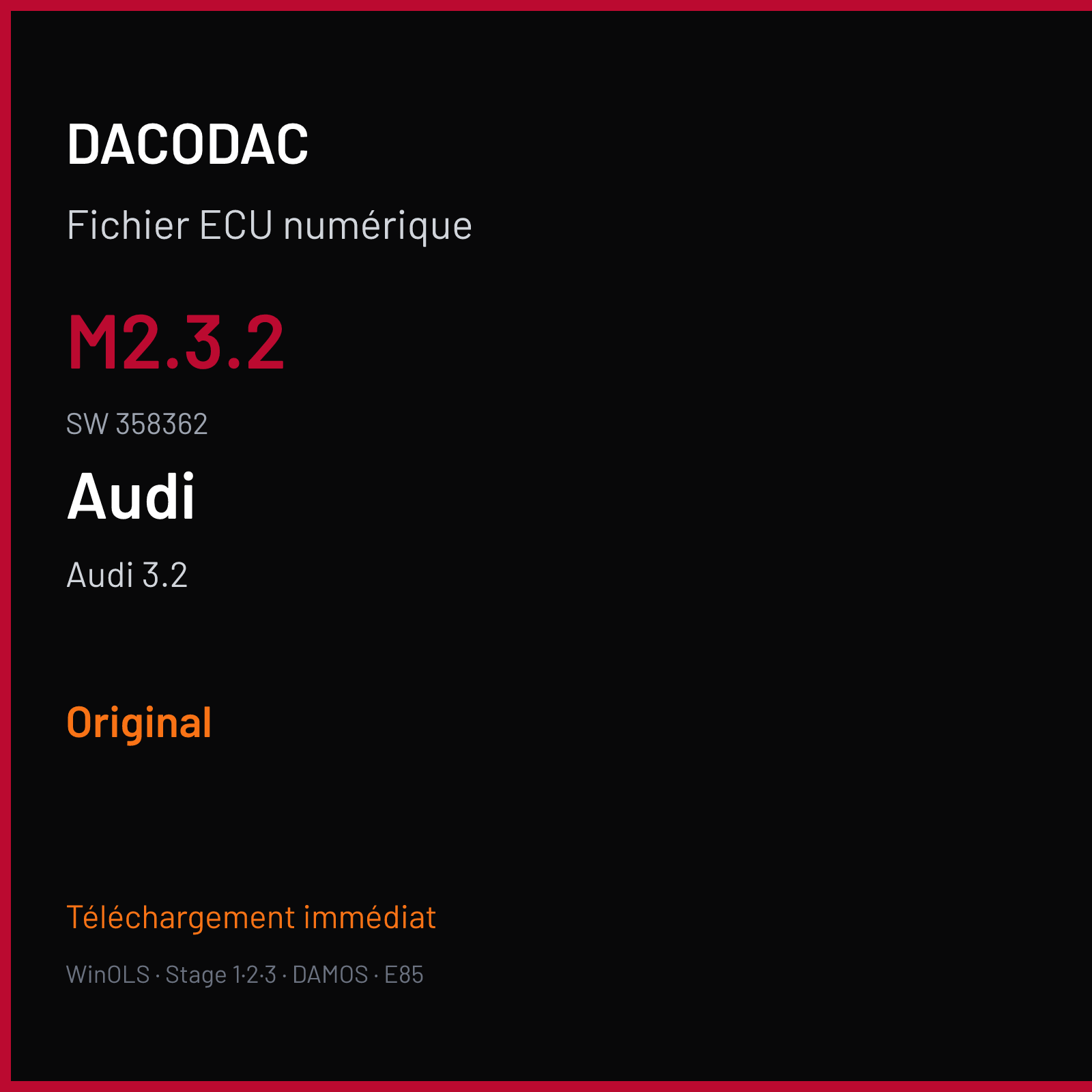 Audi 3.2 — M2.3.2 · 358362 — Original