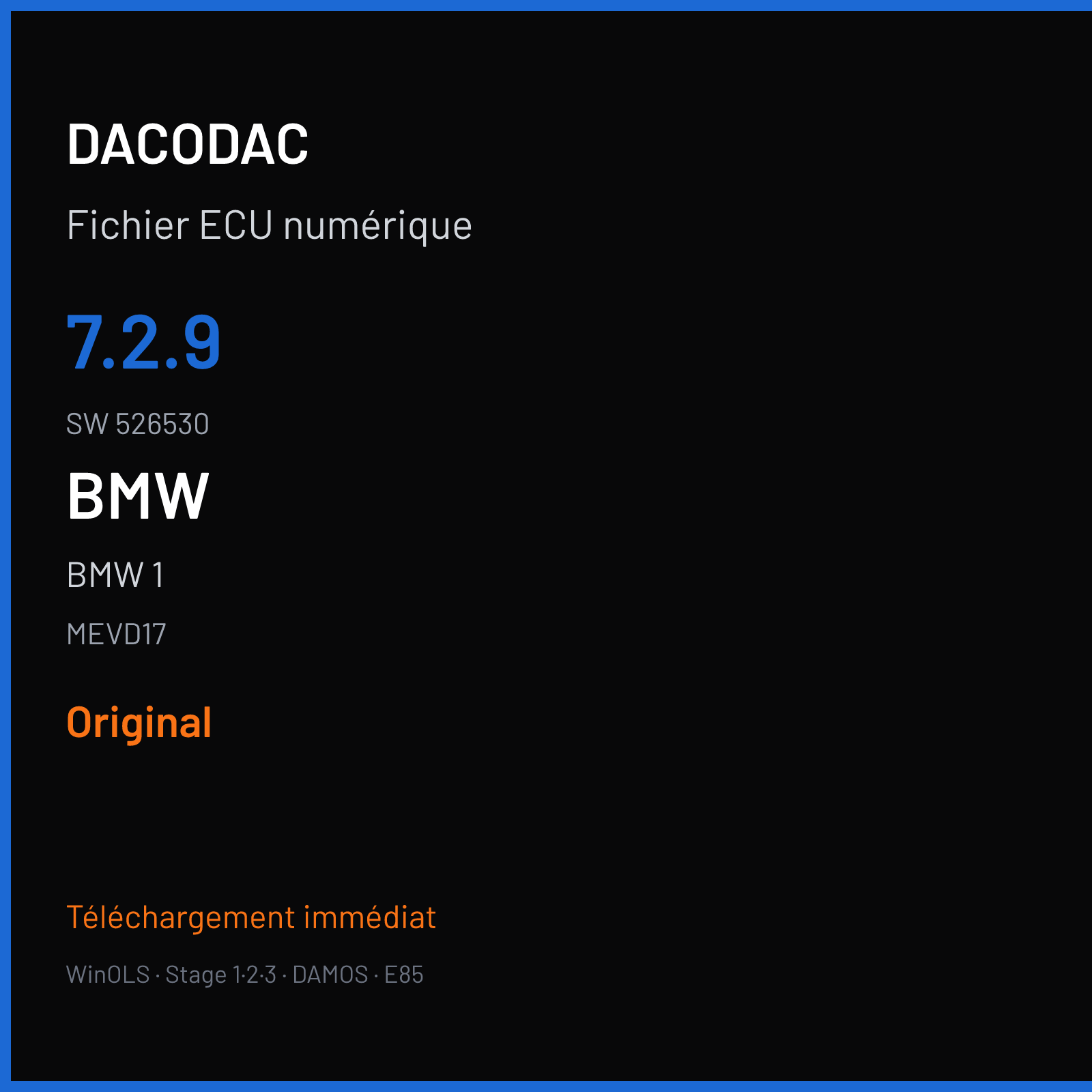 BMW 1 (2012) — MEVD17 — 7.2.9 · 526530 — Original