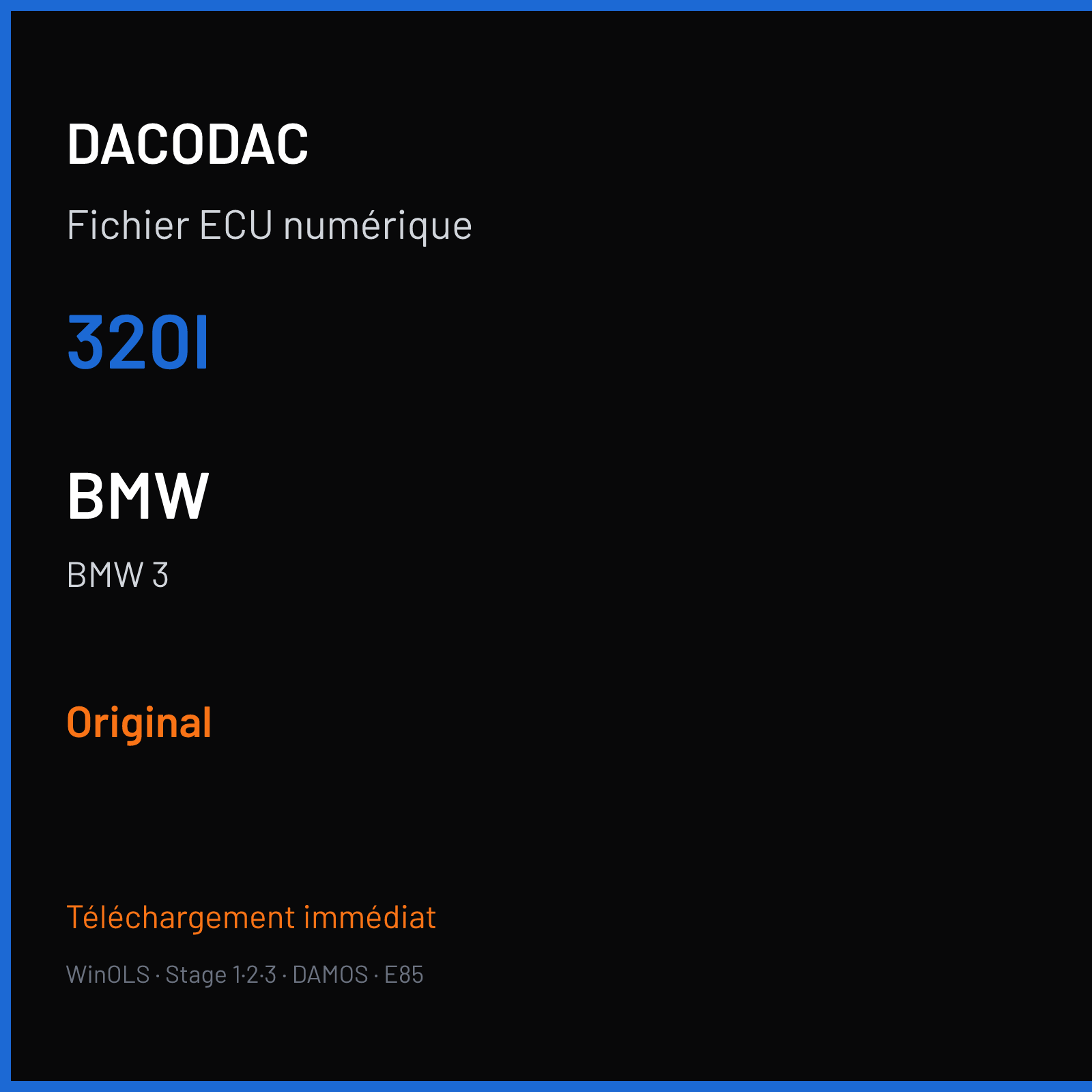 BMW 3 (2000) — 320I — Original