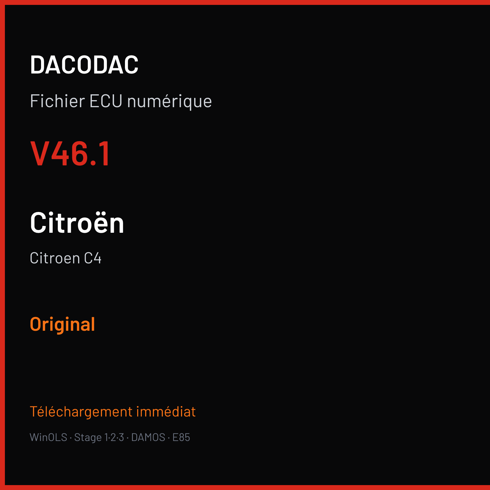 Citroen C4 (2015) — V46.1 — Original
