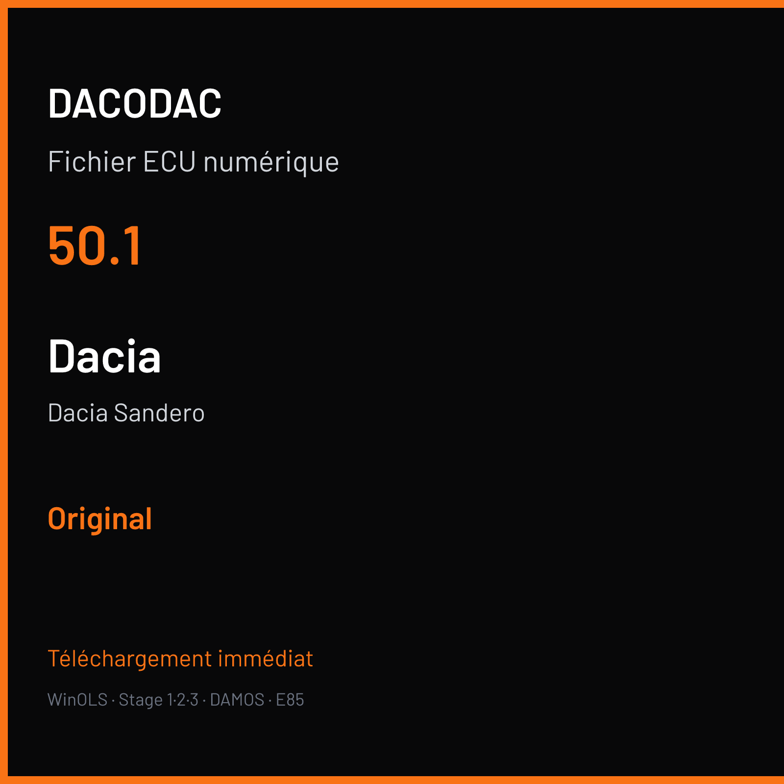 Dacia Sandero (2015) — 50.1 — Original