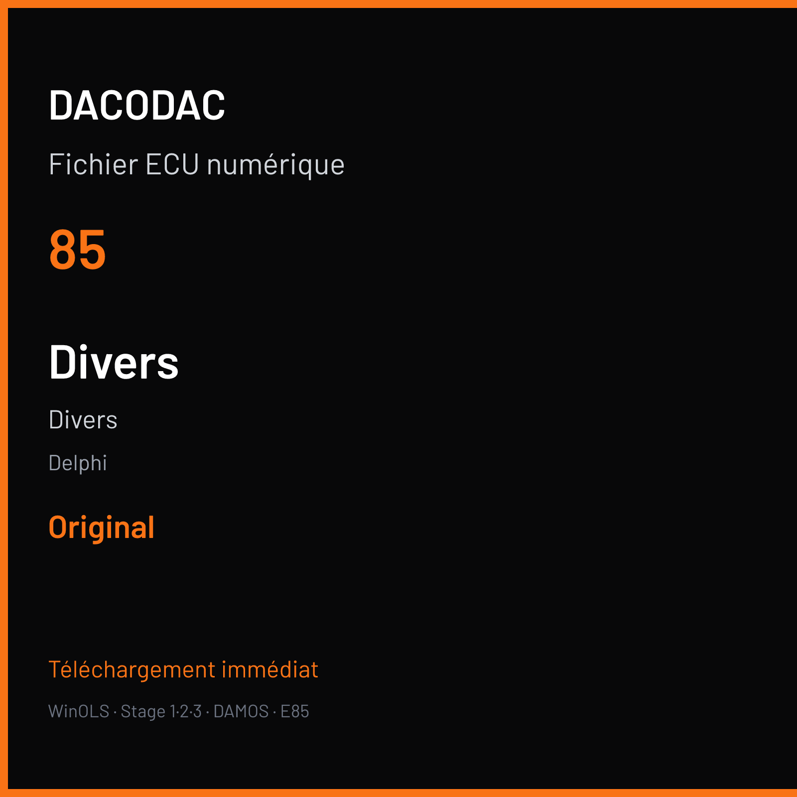 Divers — Delphi — 85 — Original