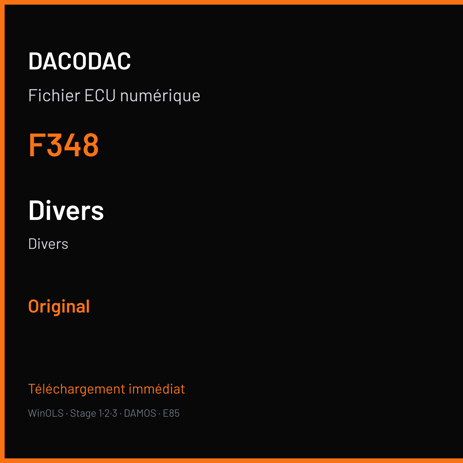 Divers (2004) — F348 — Original