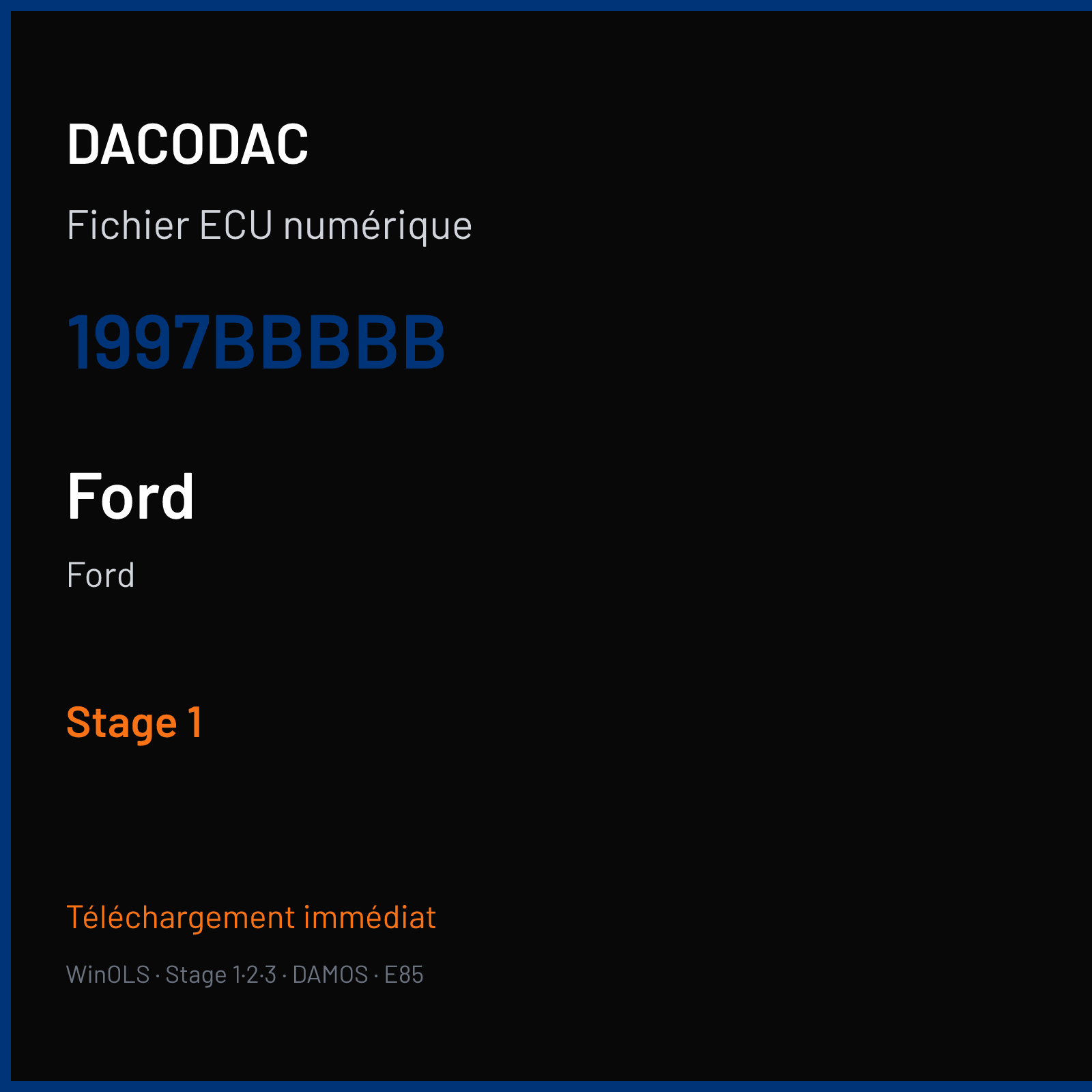 Ford — 1997BBBBB — Stage 1