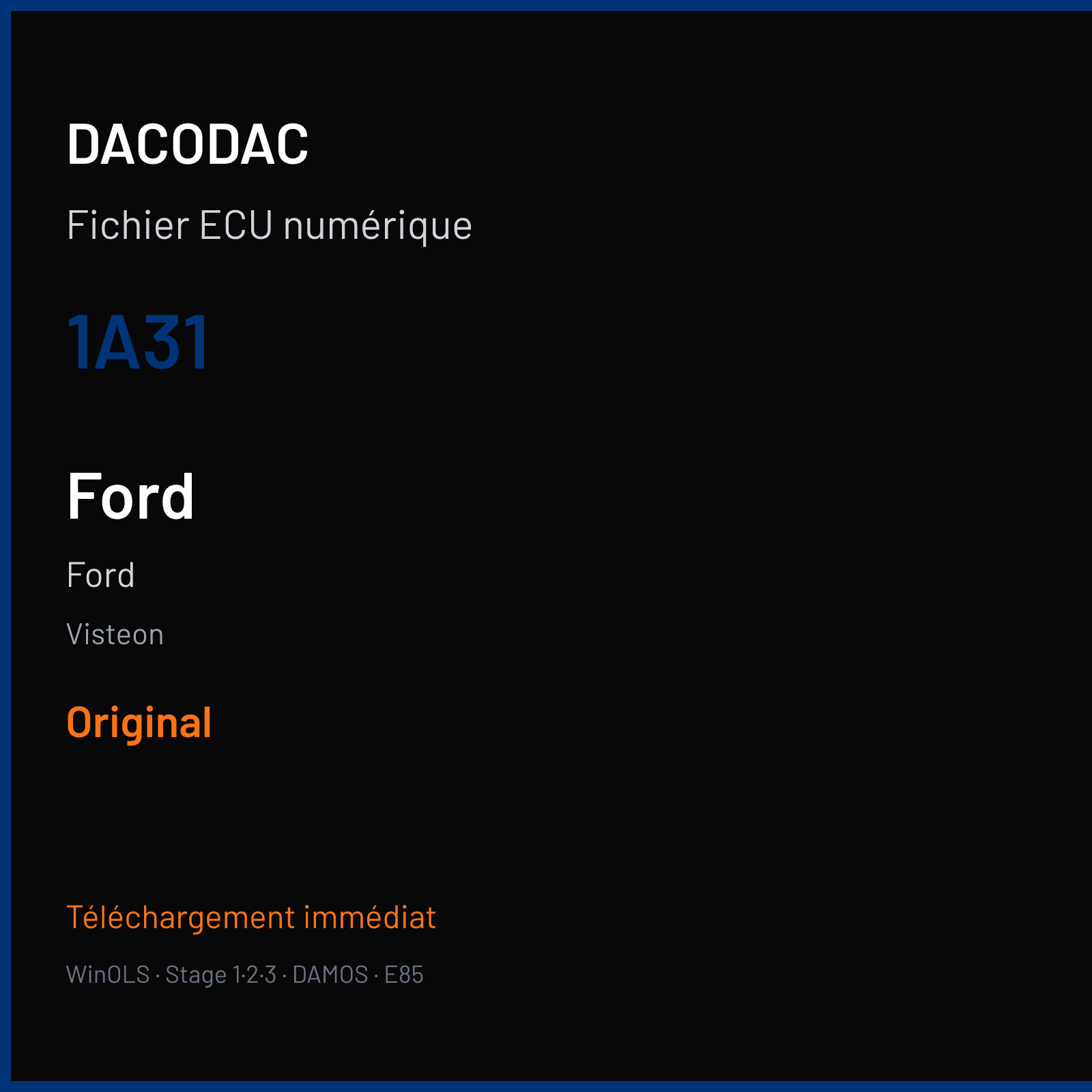 Ford (2002) — Visteon — 1A31 — Original
