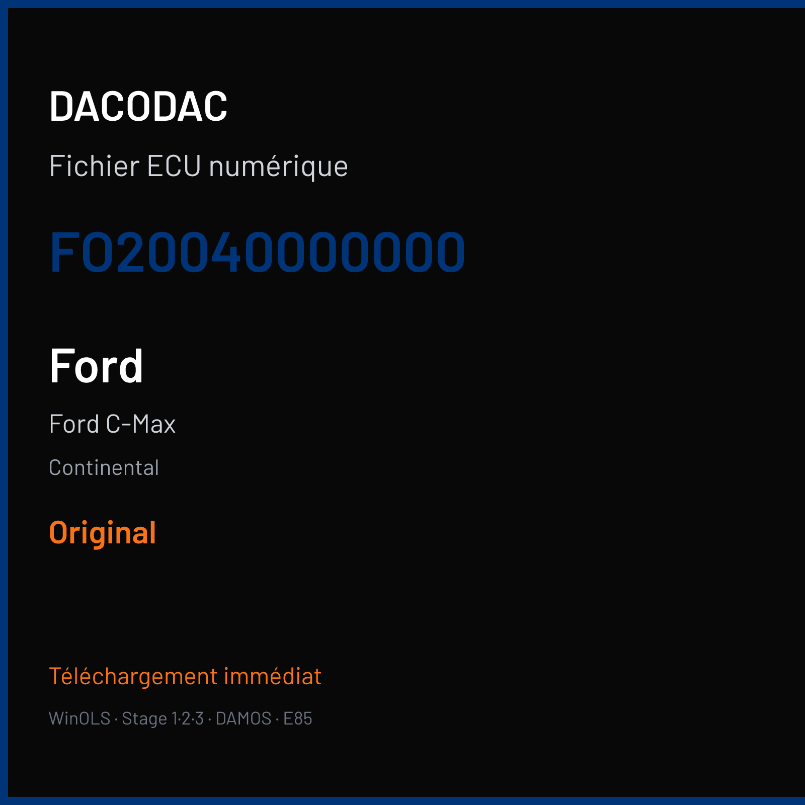 Ford C-Max (2007) — Continental — FO20040000000 — Original