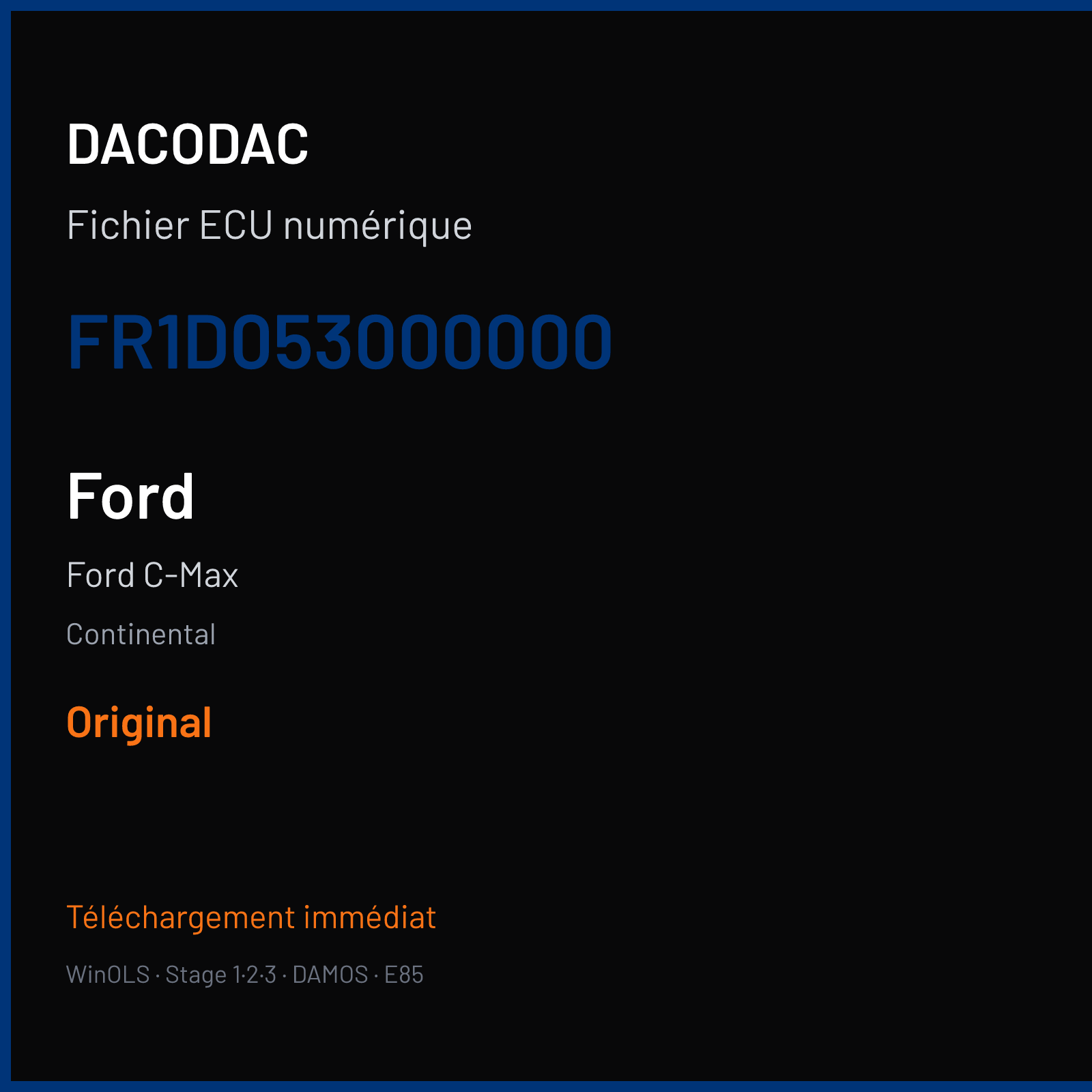 Ford C-Max (2007) — Continental — FR1D053000000 — Original