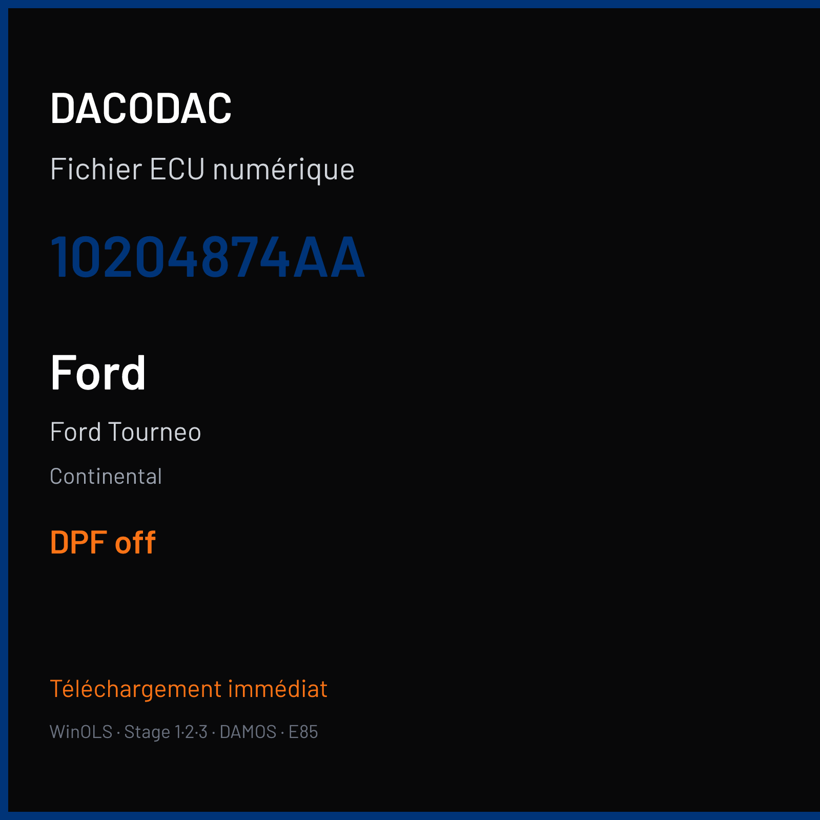 Ford Tourneo (2012) — Continental — 10204874AA — DPF off