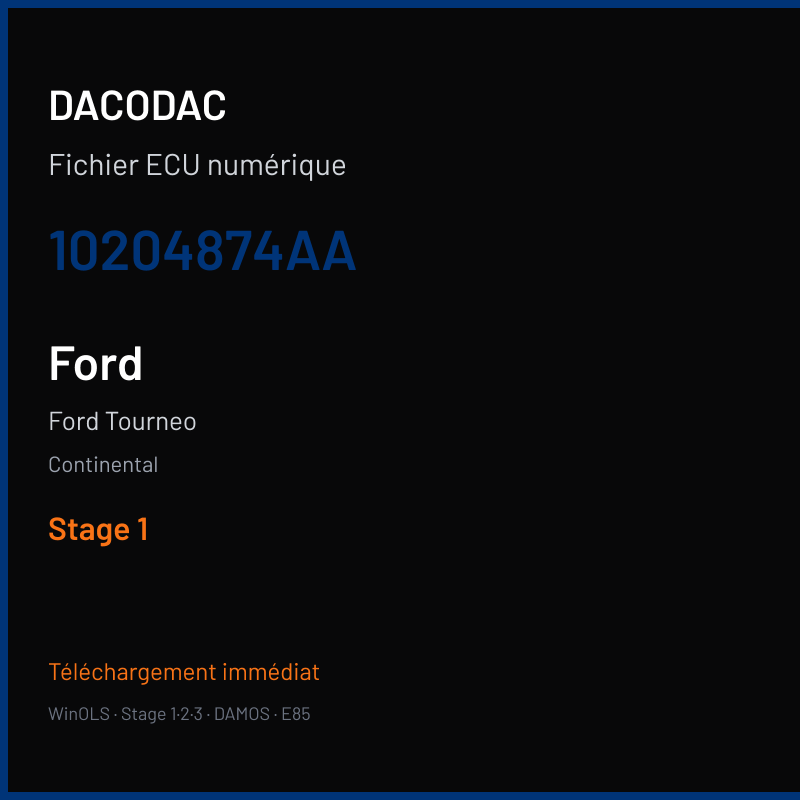 Ford Tourneo (2012) — Continental — 10204874AA — Stage 1