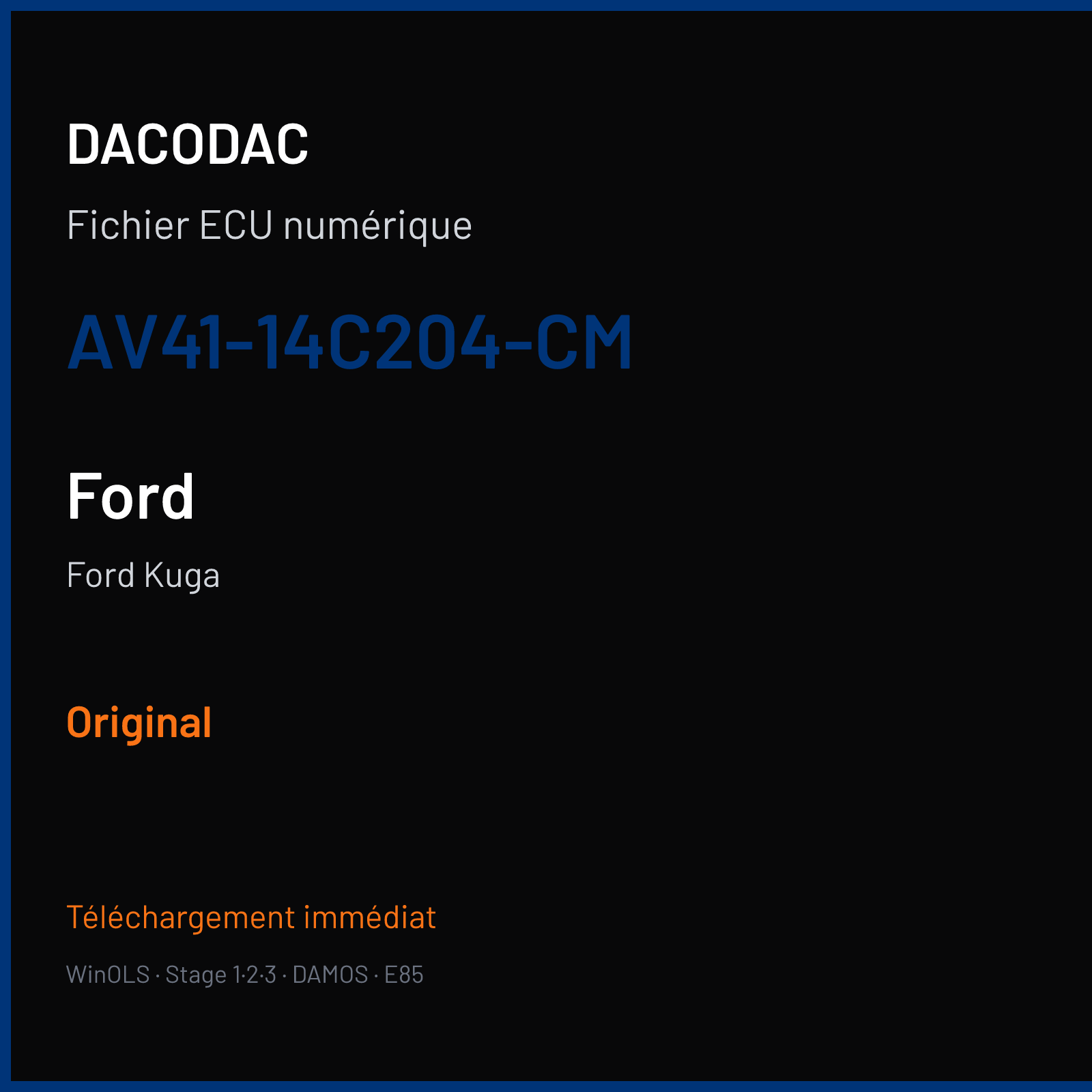 Ford Kuga (2011) — AV41-14C204-CM — Original