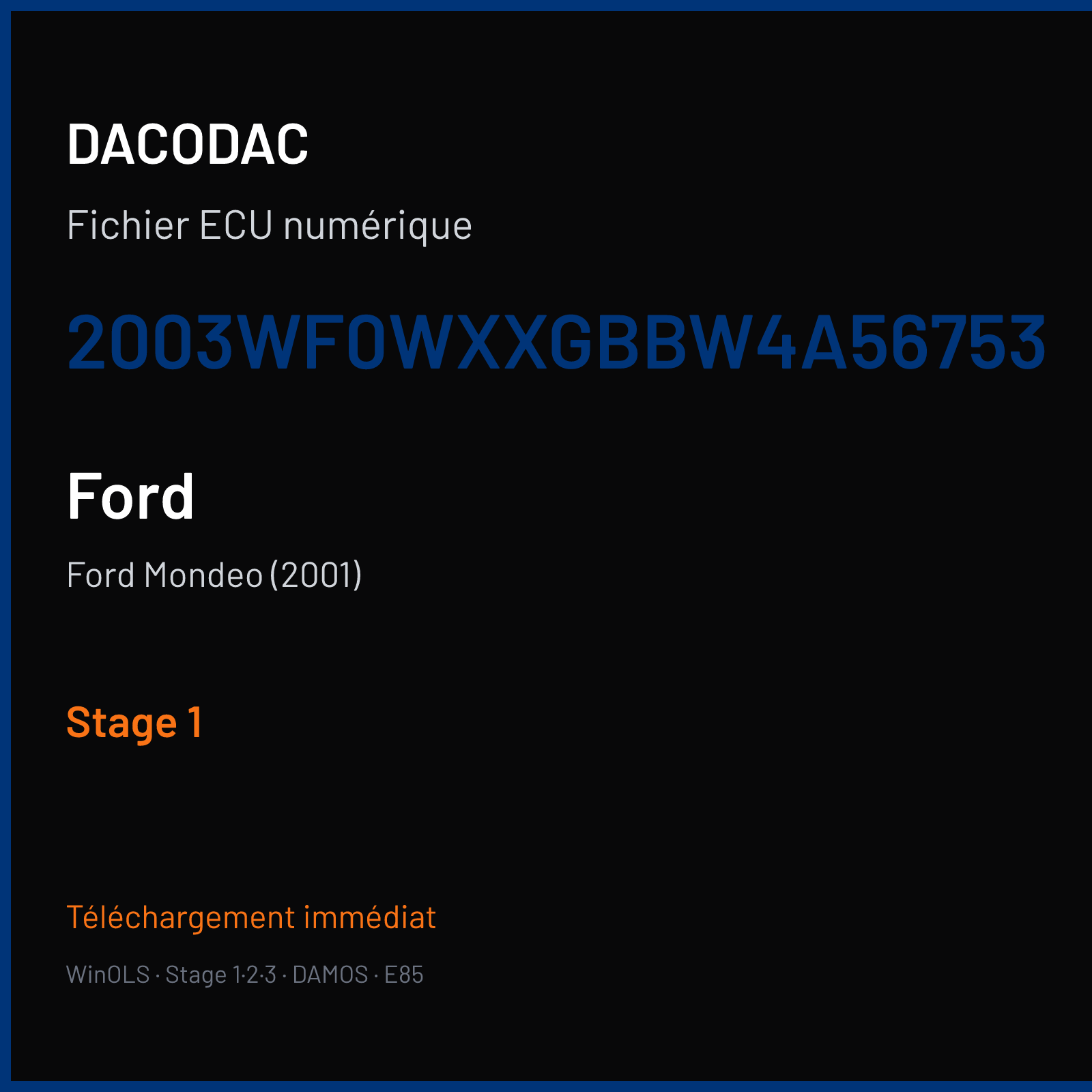 Ford Mondeo (2001) (2004) — 2003WF0WXXGBBW4A56753 — Stage 1