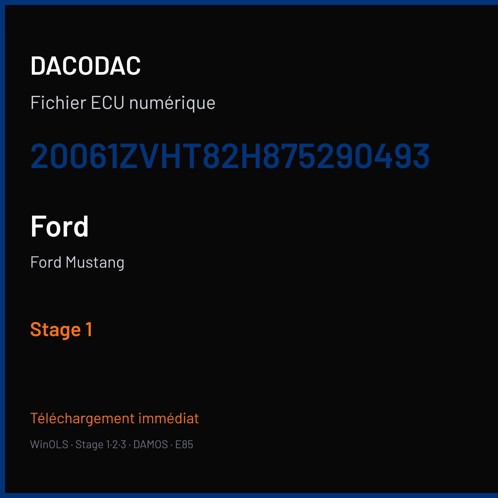 Ford Mustang (2007) — 20061ZVHT82H875290493 — Stage 1