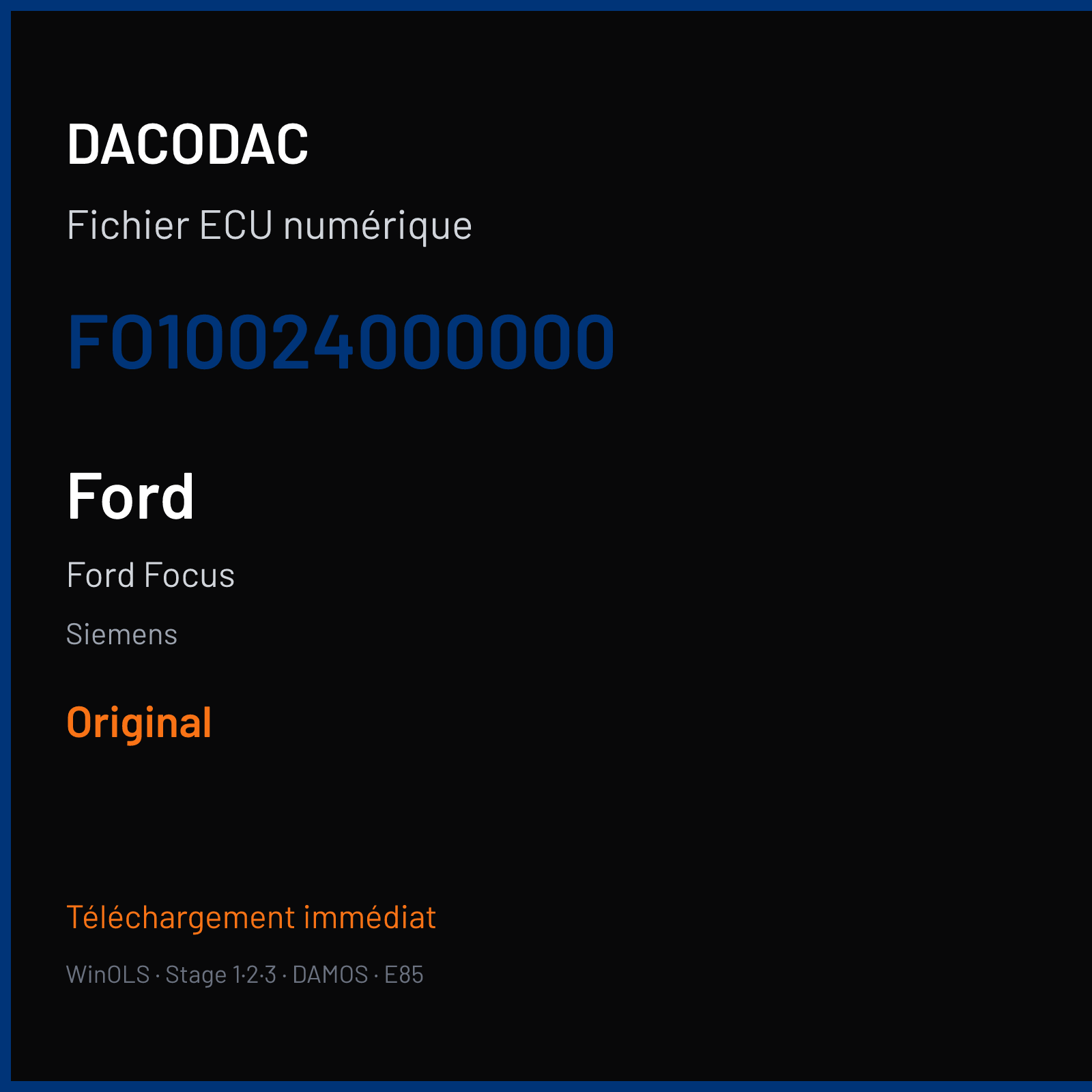 Ford Focus — Siemens — FO10024000000 — Original