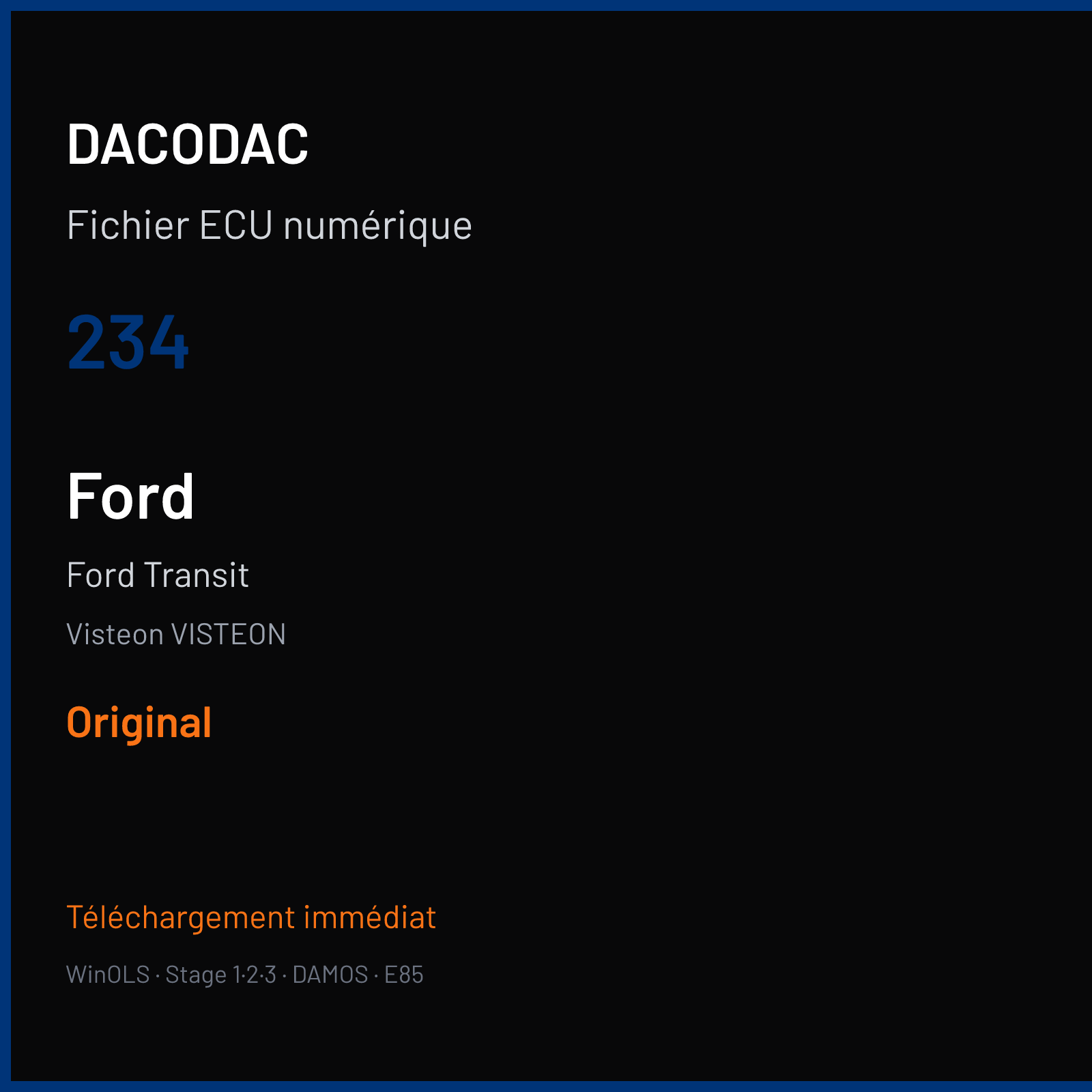 Ford Transit — Visteon VISTEON — 234 — Original