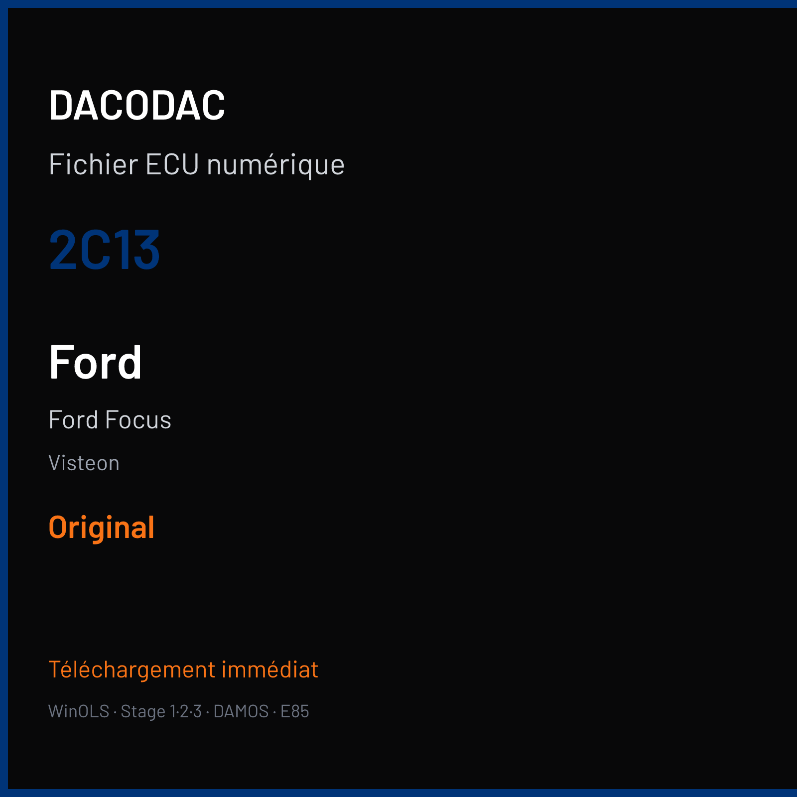 Ford Focus (2002) — Visteon — 2C13 — Original