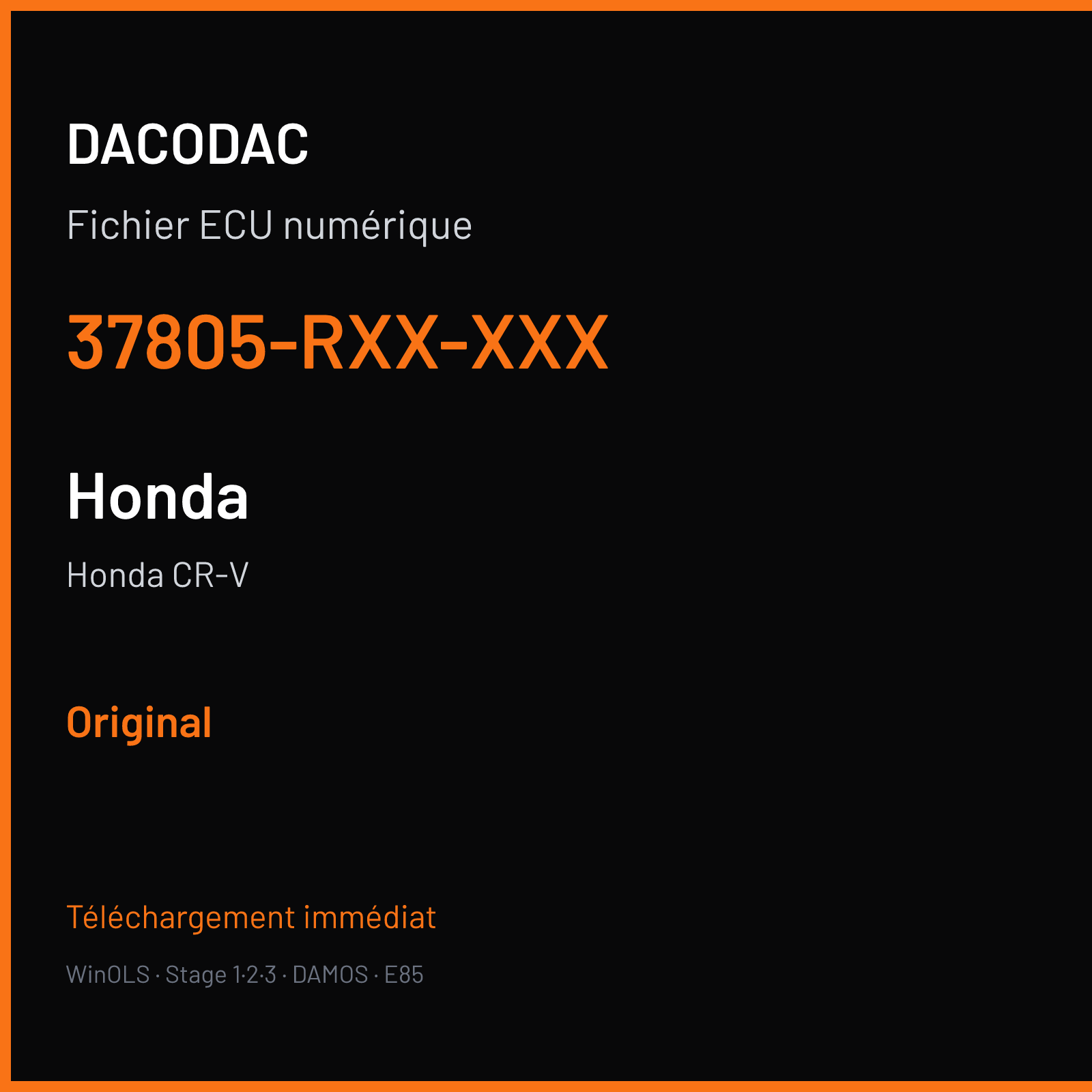 Honda CR-V (2008) — 37805-RXX-XXX — Original