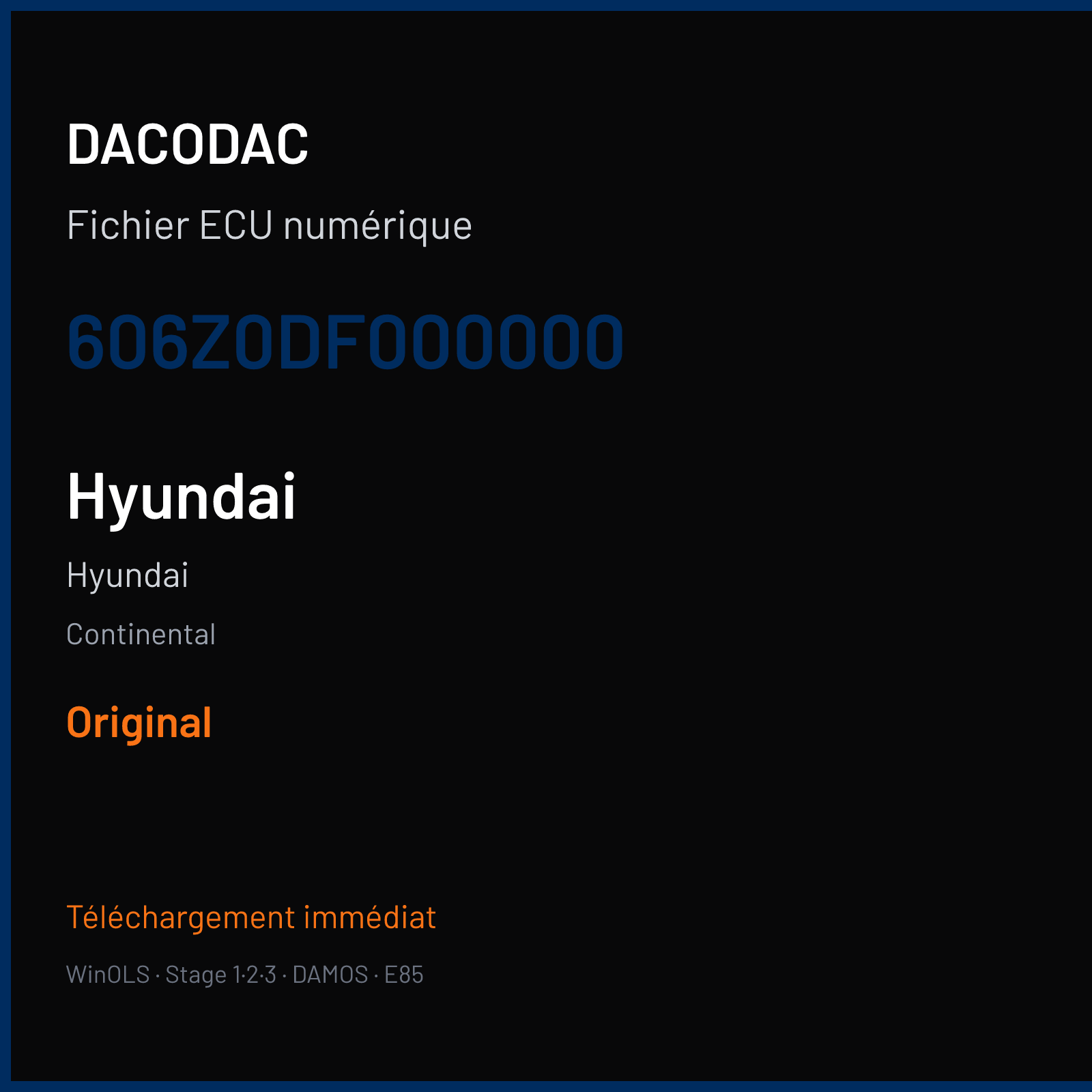 Hyundai — Continental — 606Z0DF000000 — Original