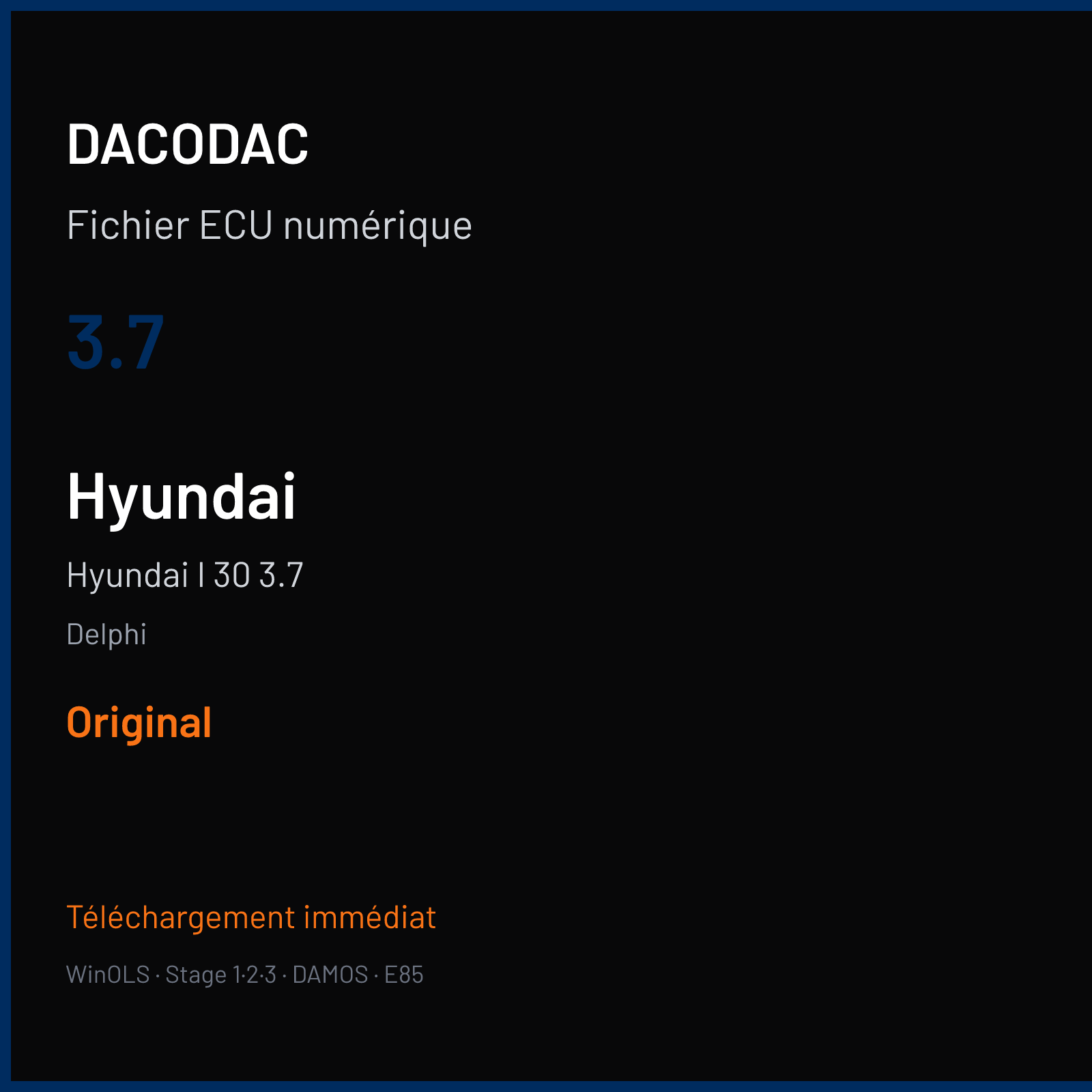 Hyundai I 30 3.7 (2014) — Delphi — 3.7 — Original