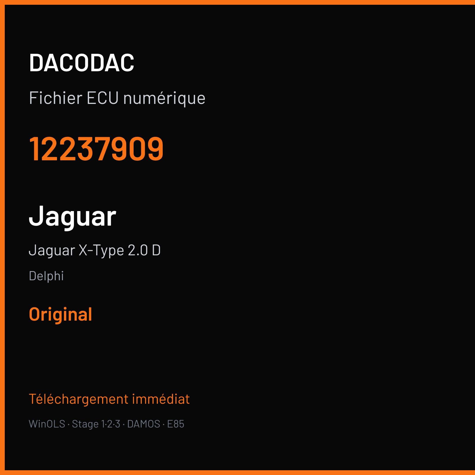 Jaguar X-Type 2.0 D (2004) — Delphi — 12237909 — Original