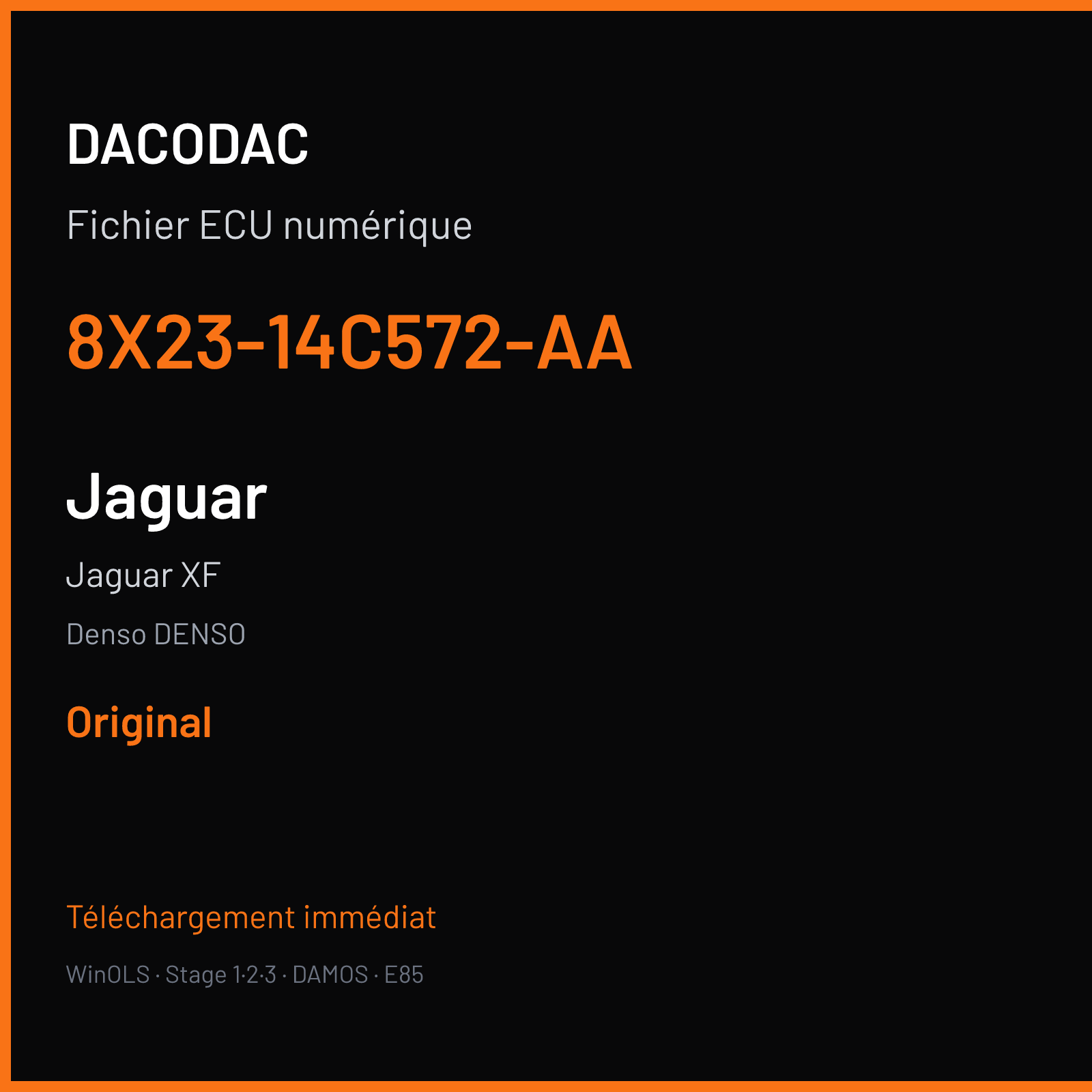 Jaguar XF (2008) — Denso DENSO — 8X23-14C572-AA — Original
