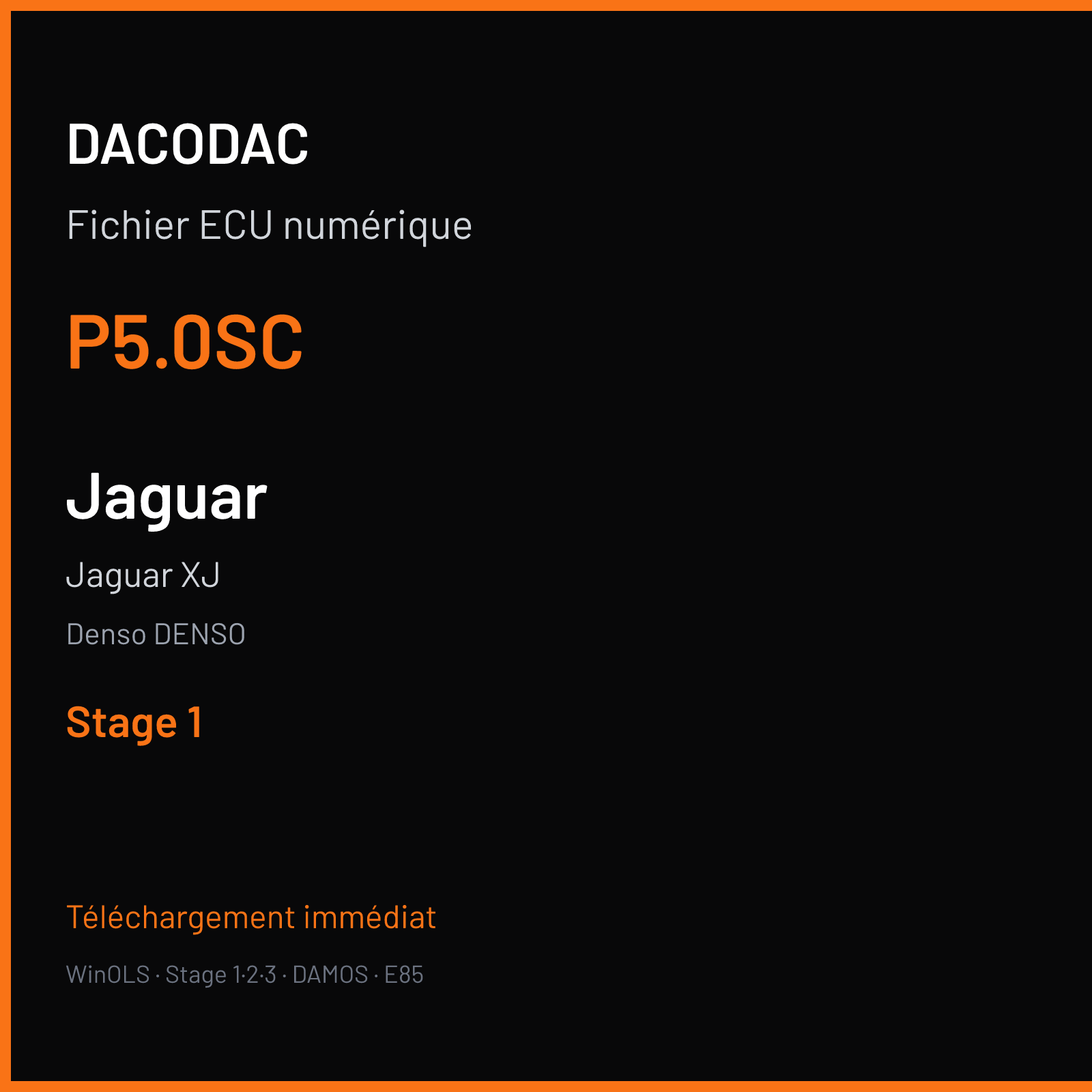 Jaguar XJ (2010) — Denso DENSO — P5.0SC — Stage 1