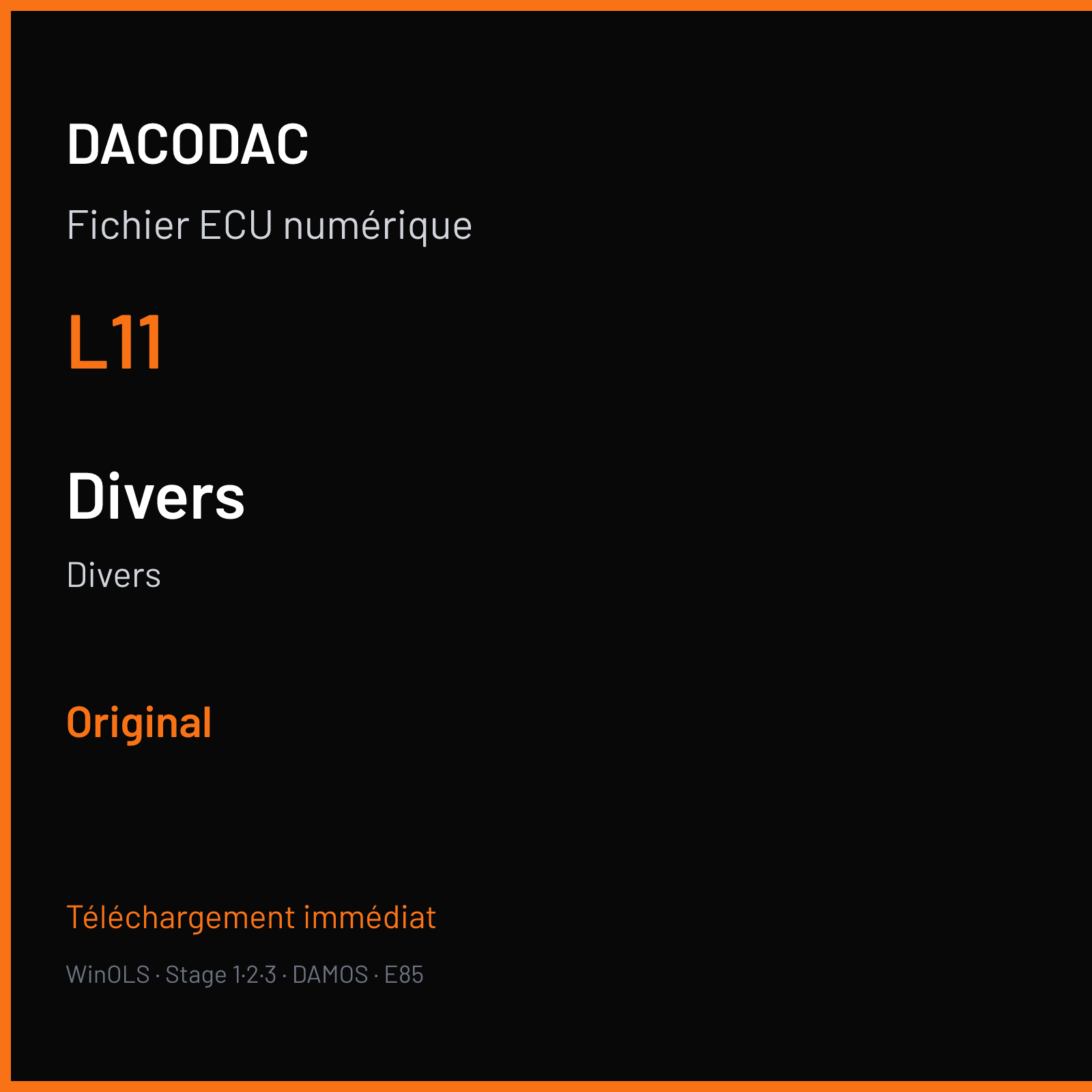 Divers (2007) — L11 — Original