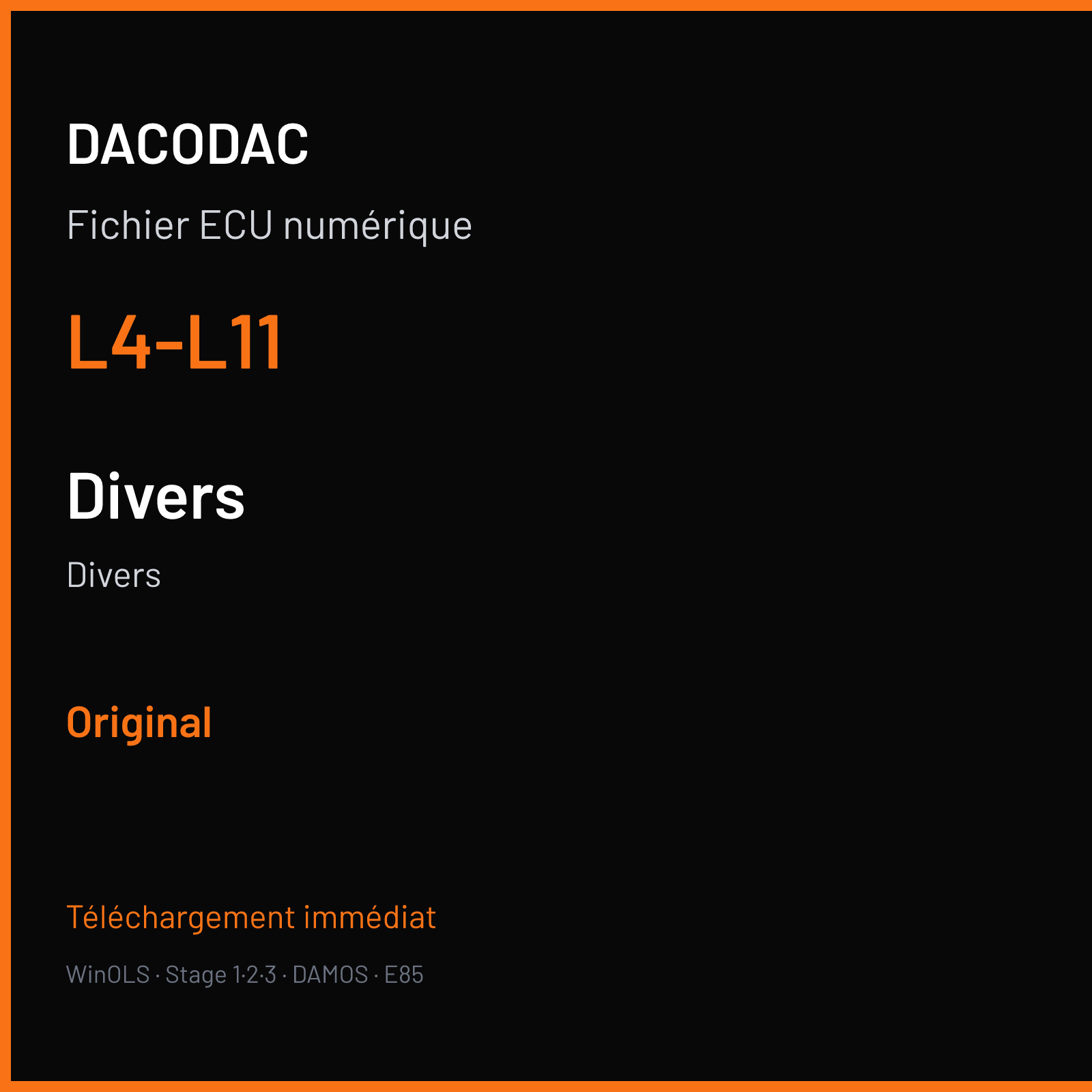 Divers (2006) — L4-L11 — Original