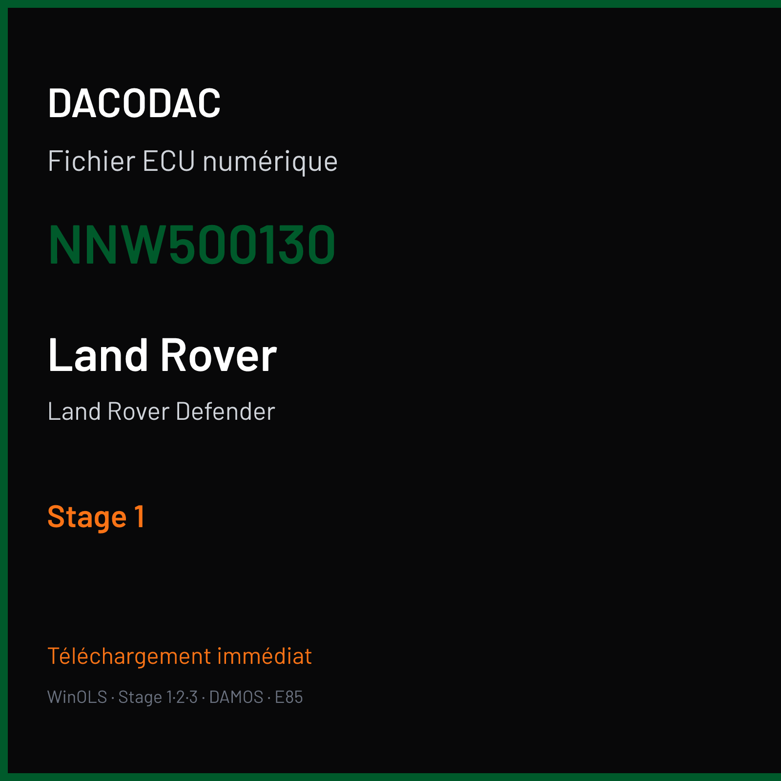 Land Rover Defender (2003) — NNW500130 — Stage 1