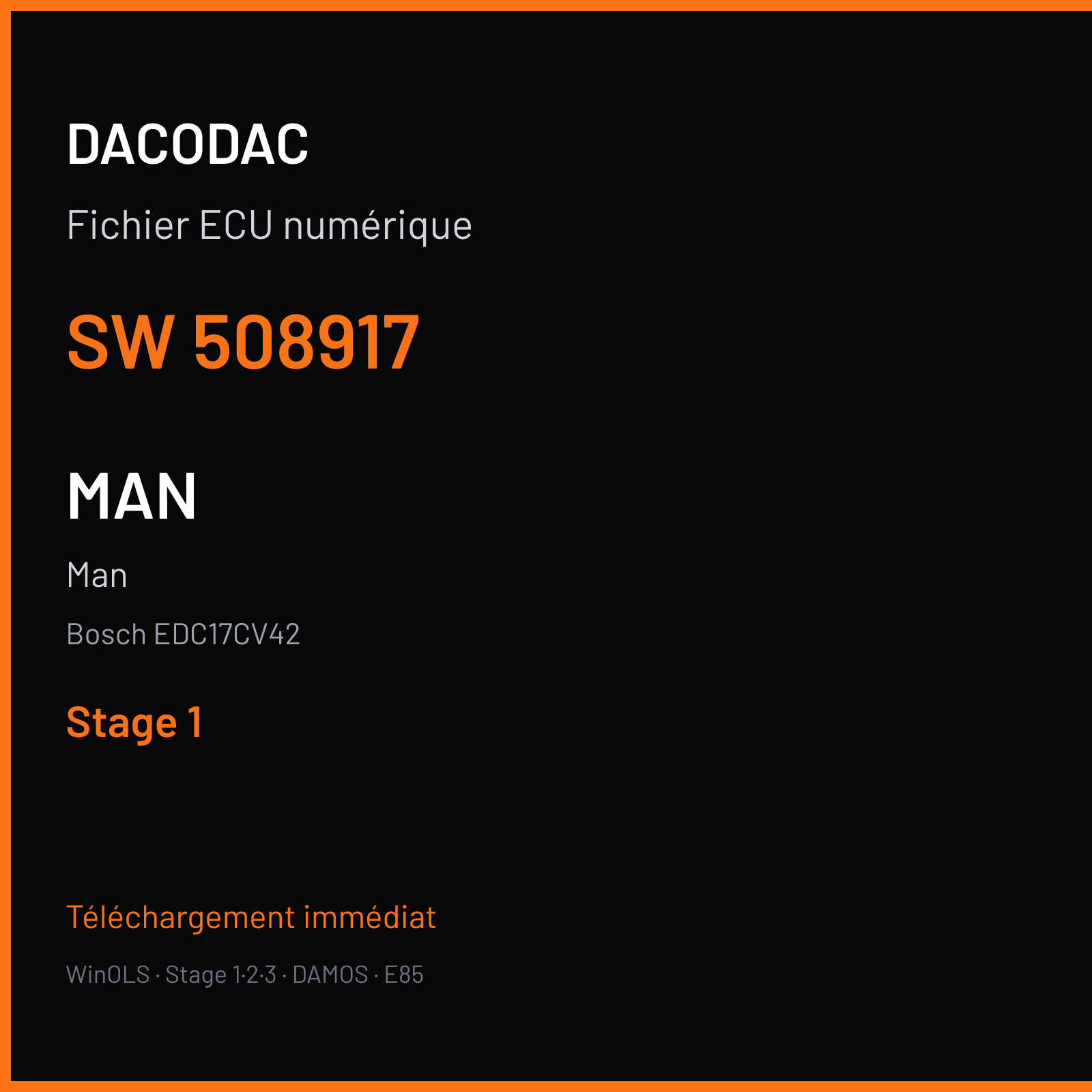 Man (2017) — Bosch EDC17CV42 — 508917 — Stage 1