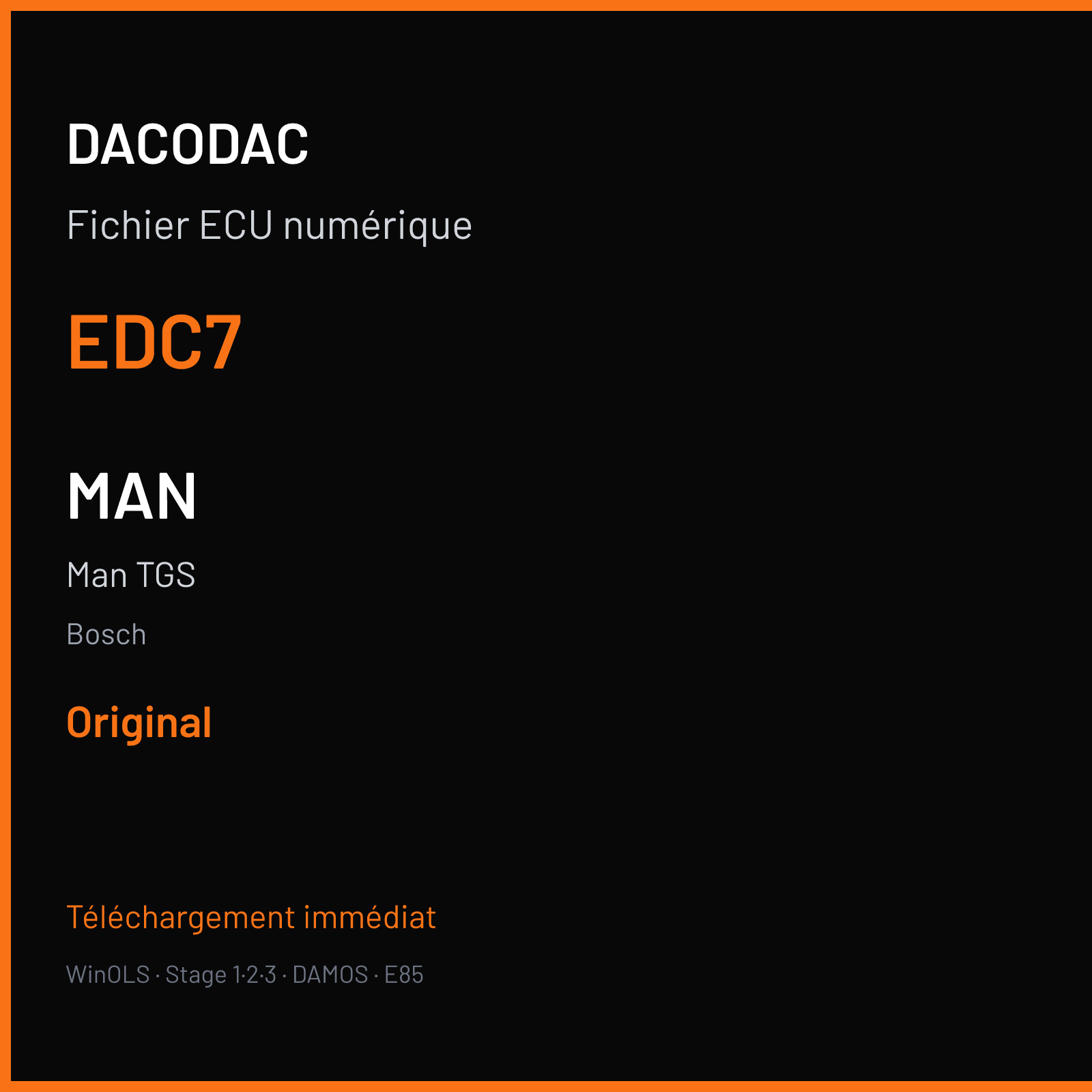 Man TGS (2011) — Bosch — EDC7 — Original