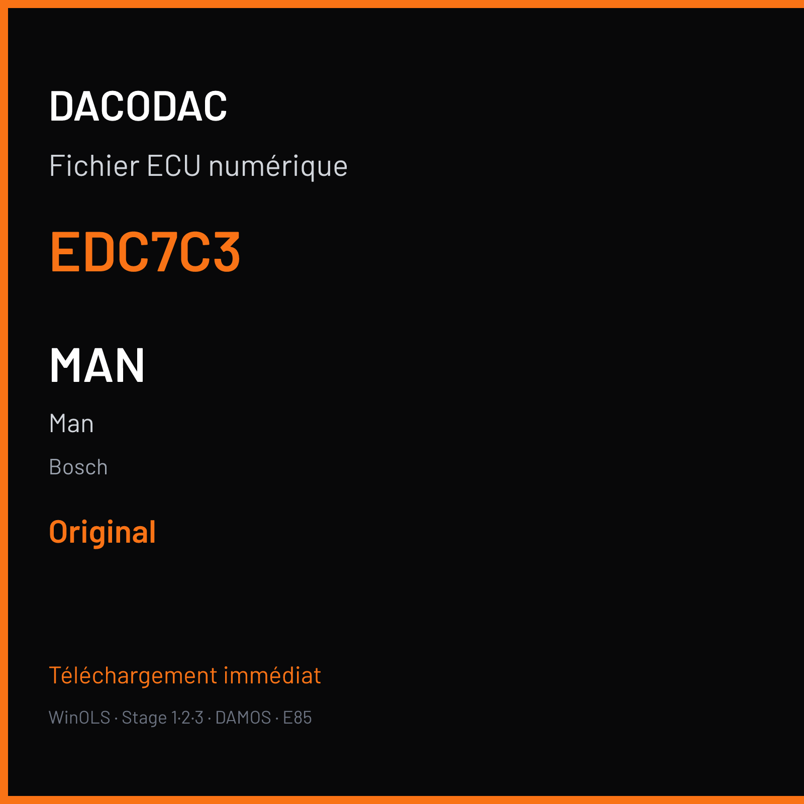 Man (2007) — Bosch — EDC7C3 — Original
