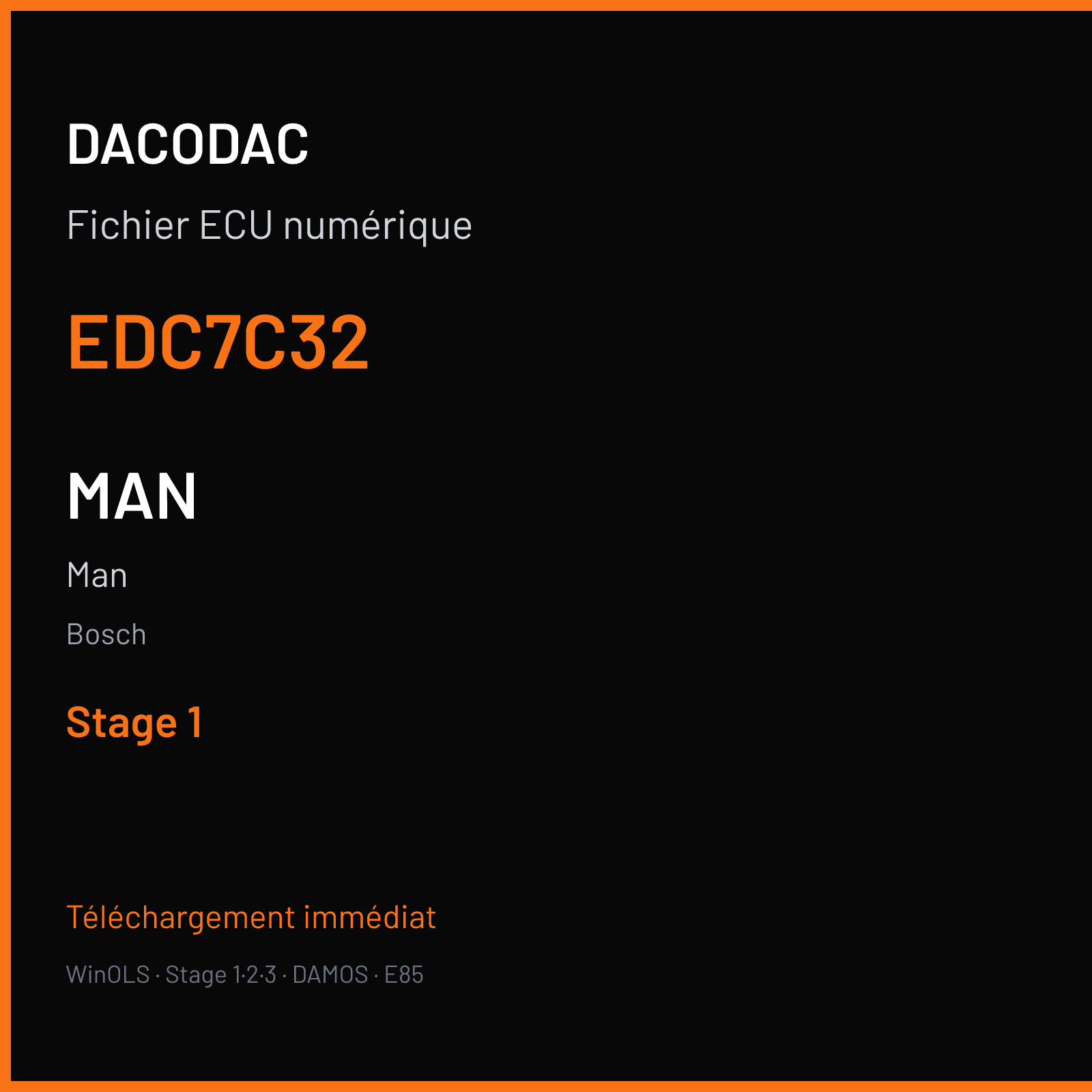 Man (2006) — Bosch — EDC7C32 — Stage 1