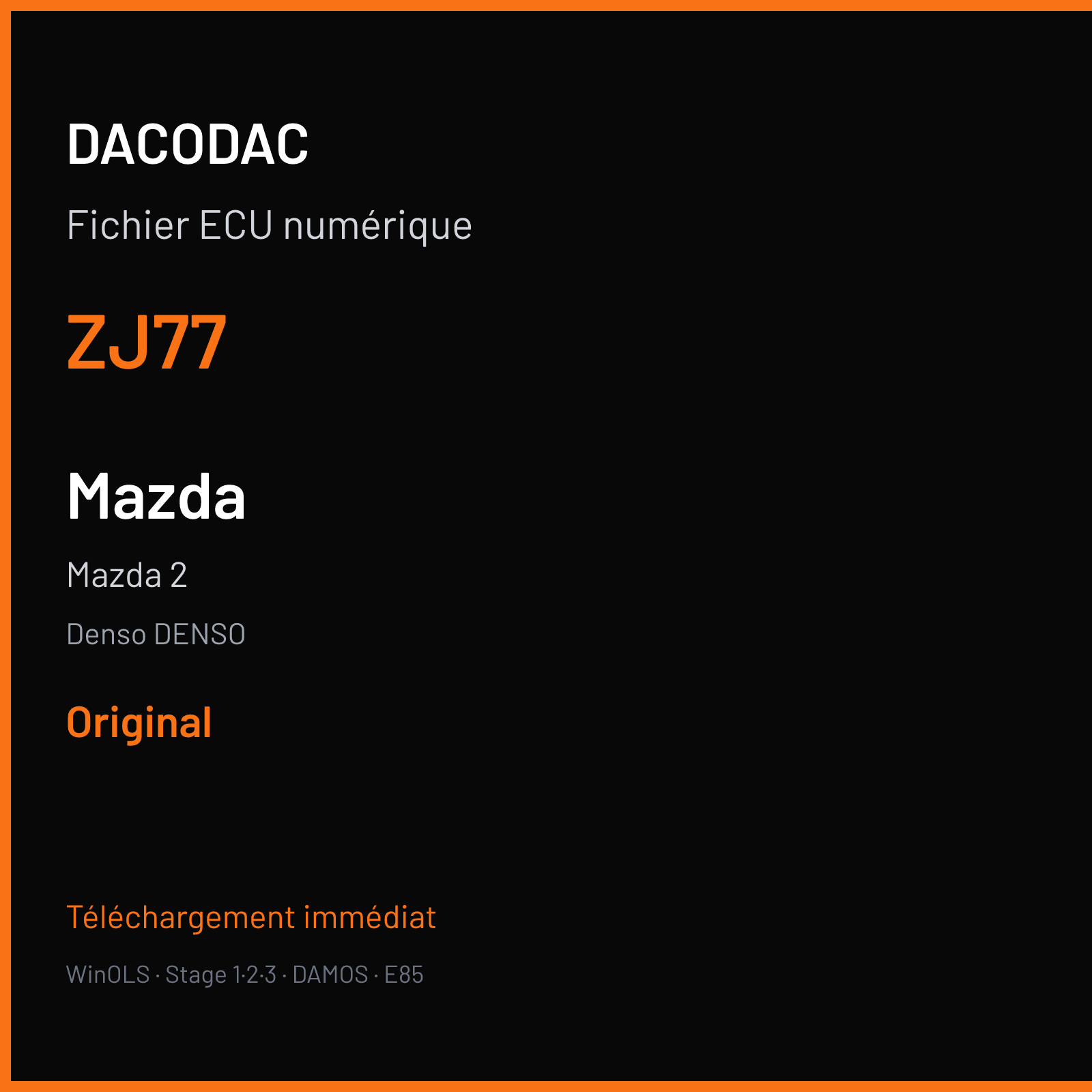 Mazda 2 (2011) — Denso DENSO — ZJ77 — Original