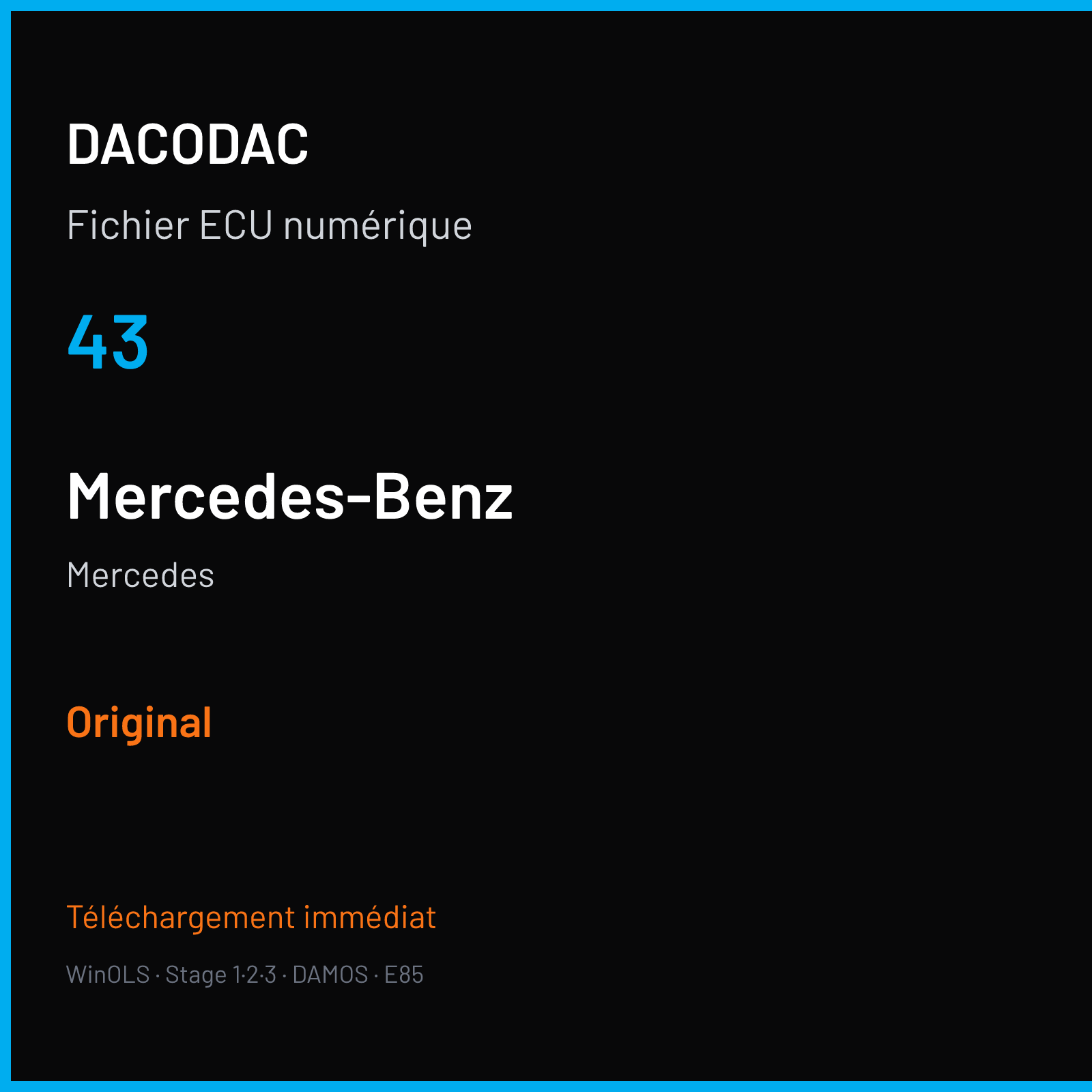 Mercedes (1999) — 43 — Original