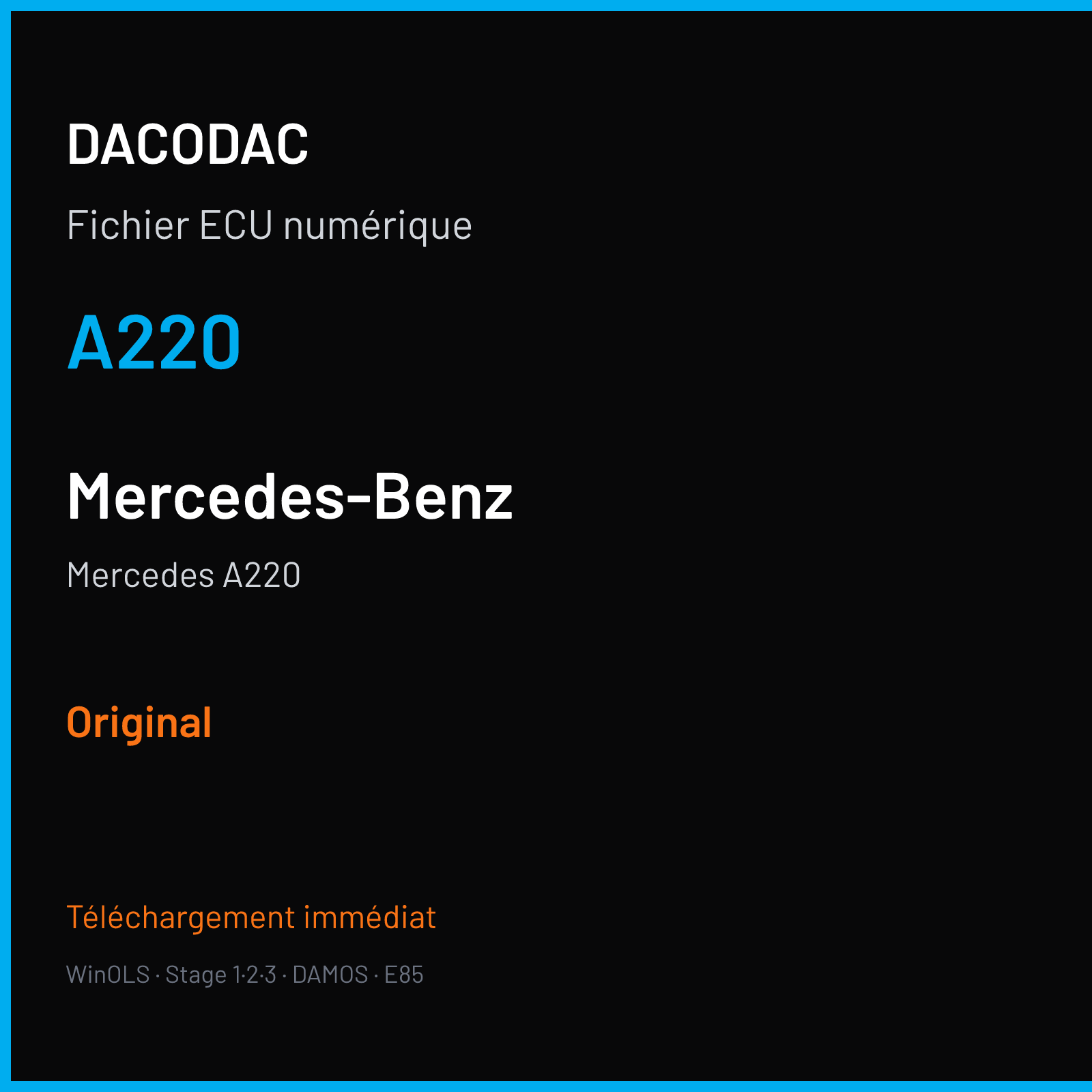 Mercedes A220 — A220 — Original