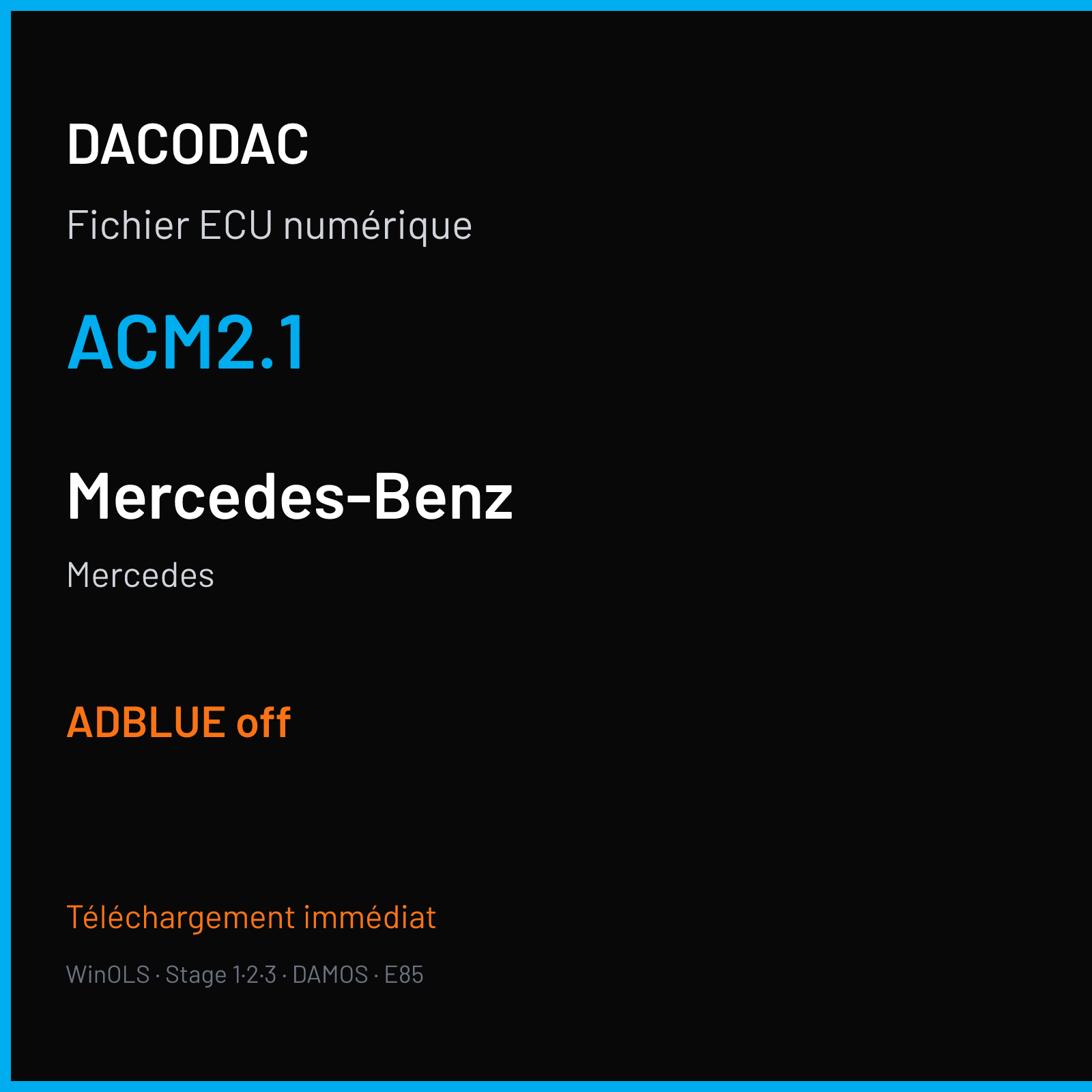 Mercedes (2015) — ACM2.1 — ADBLUE off