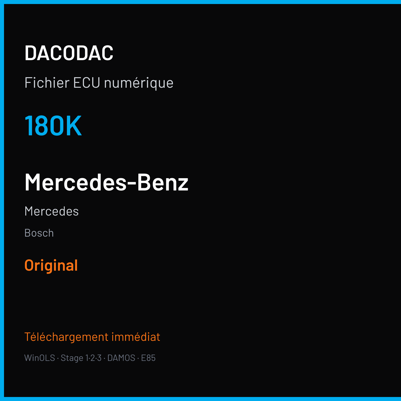 Mercedes (2002) — Bosch — 180K — Original