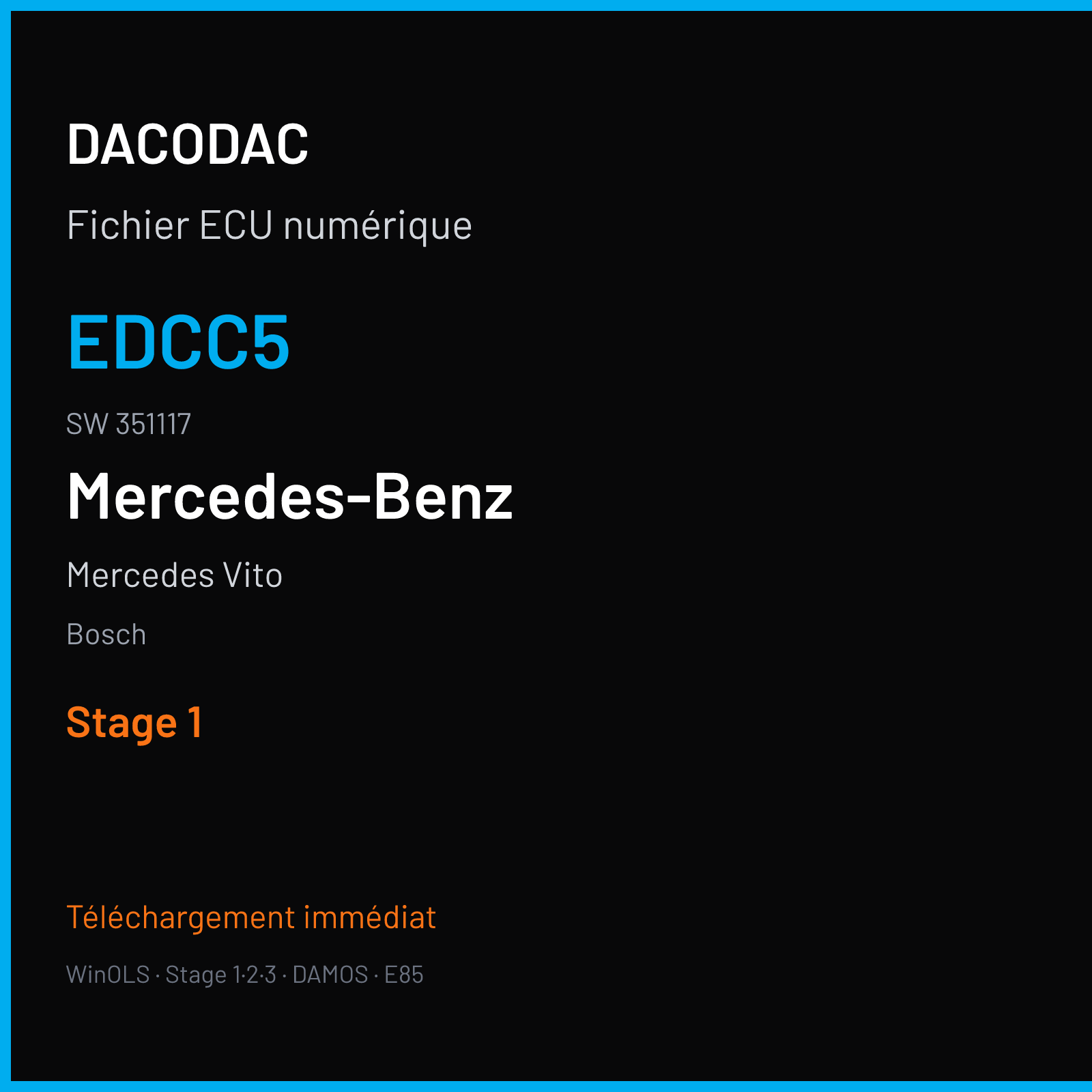 Mercedes Vito (2000) — Bosch — EDCC5 · 351117 — Stage 1
