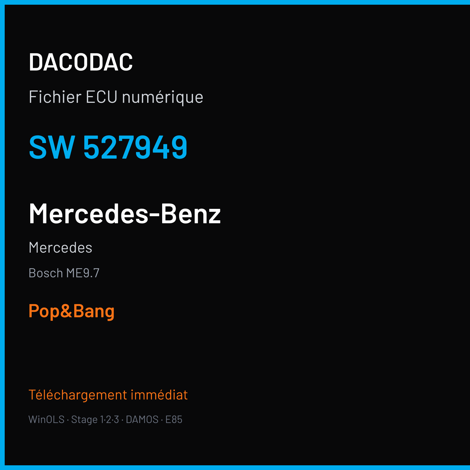 Mercedes (2012) — Bosch ME9.7 — 527949 — Pop&Bang