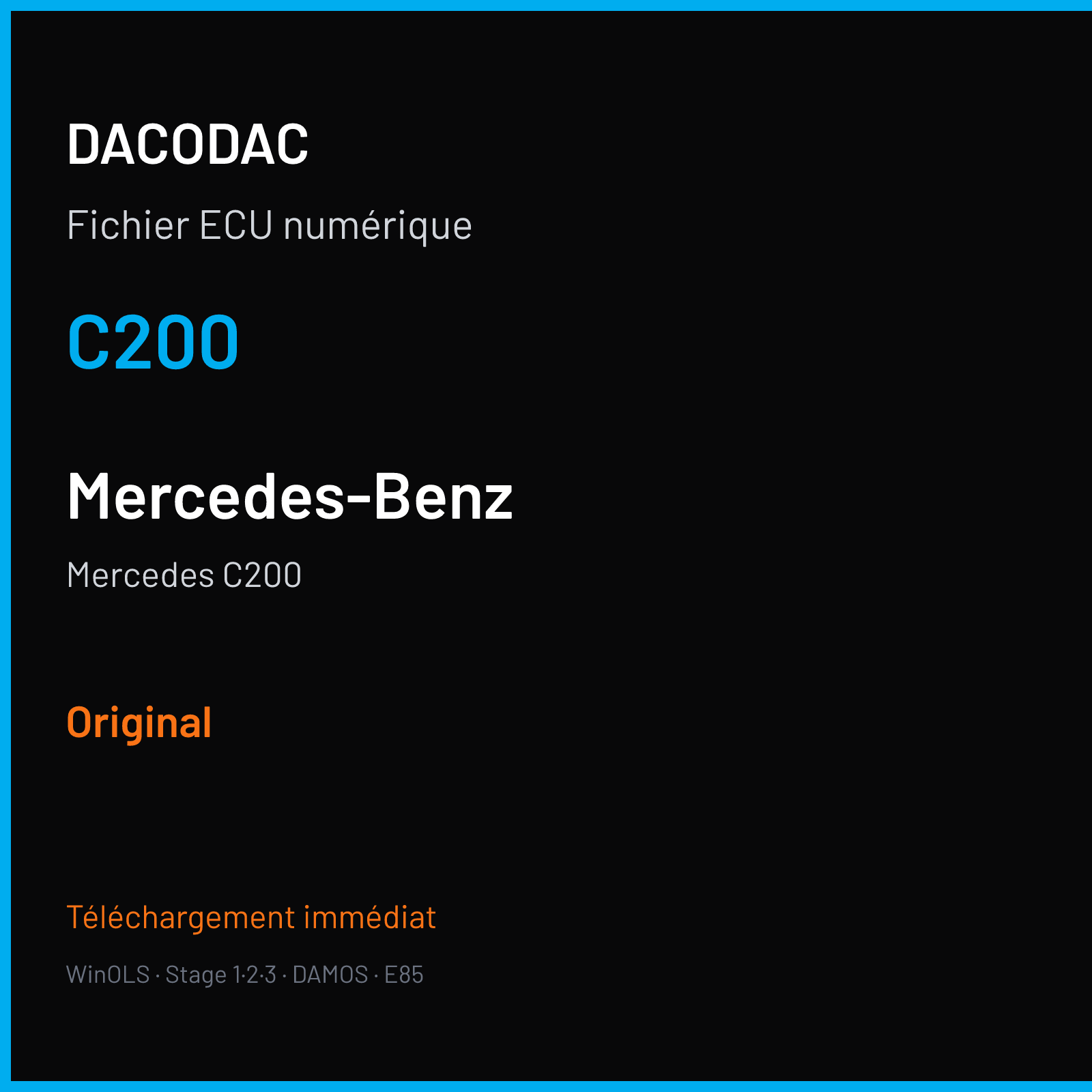 Mercedes C200 — C200 — Original